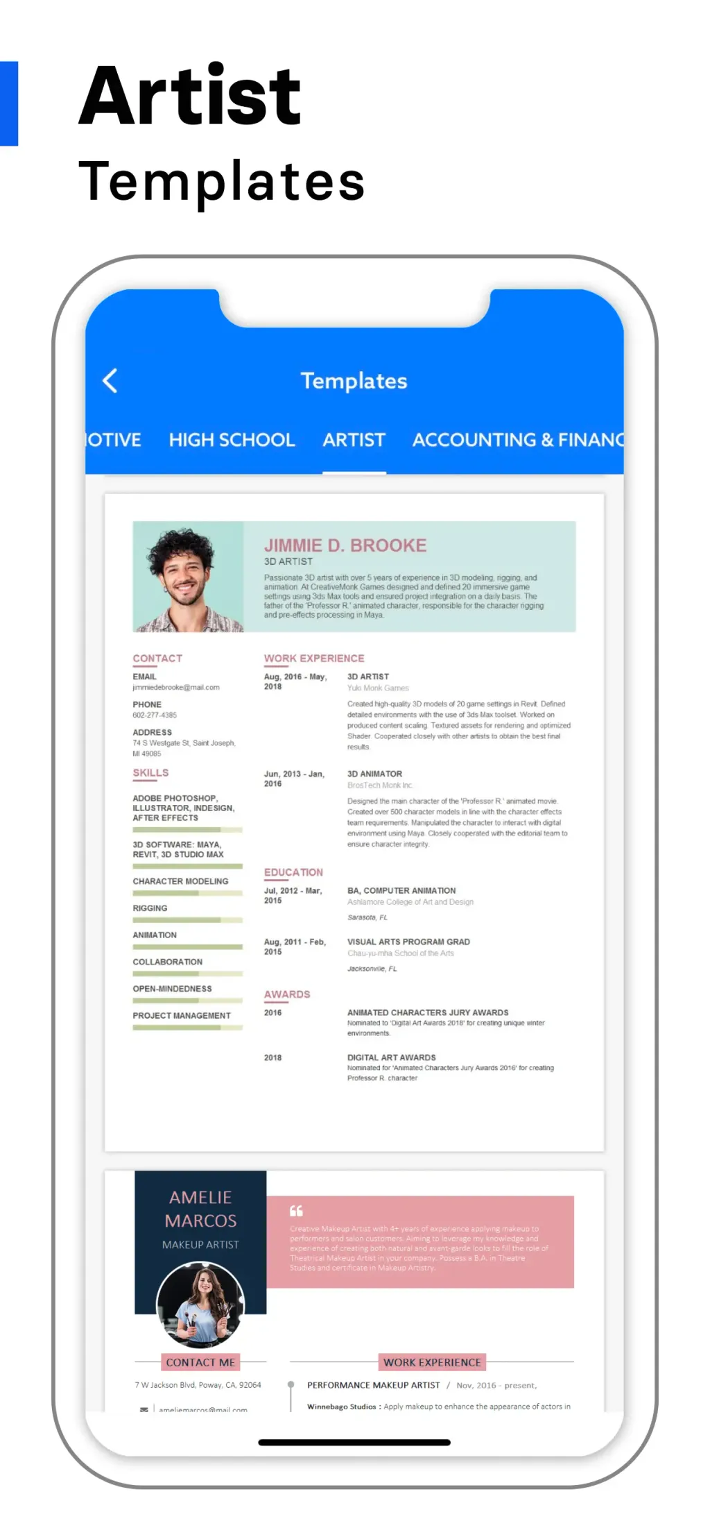 AI Resume Creator: CV Builder App Store screenshot 8