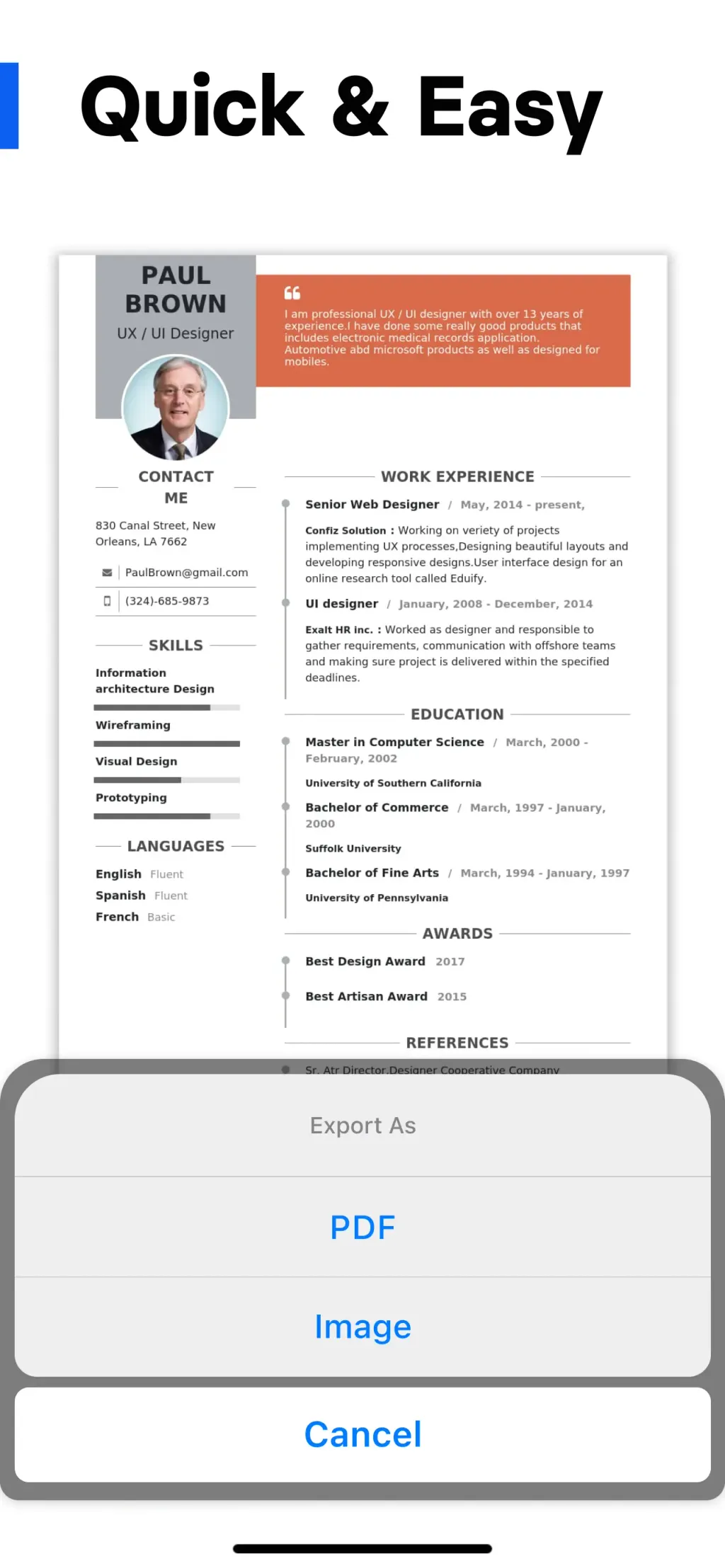 AI Resume Creator: CV Builder screenshot 4
