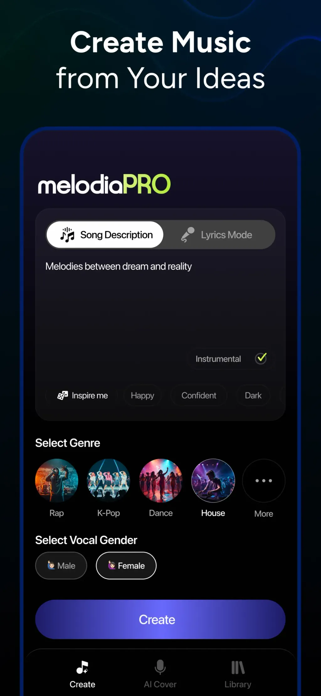 AI Music Maker - Melodia App Store screenshot 6