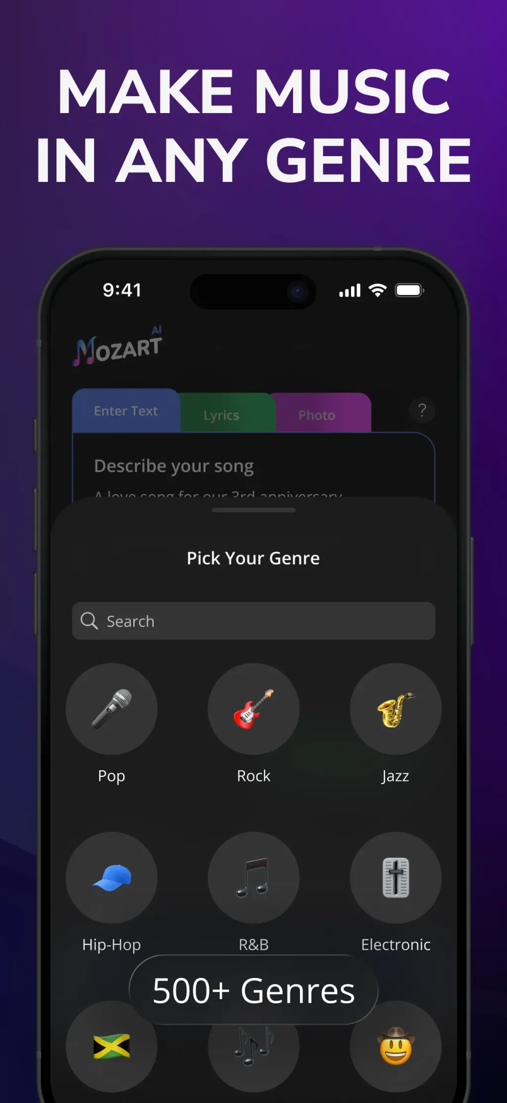 AI Song Generator: Mozart App Store screenshot 7