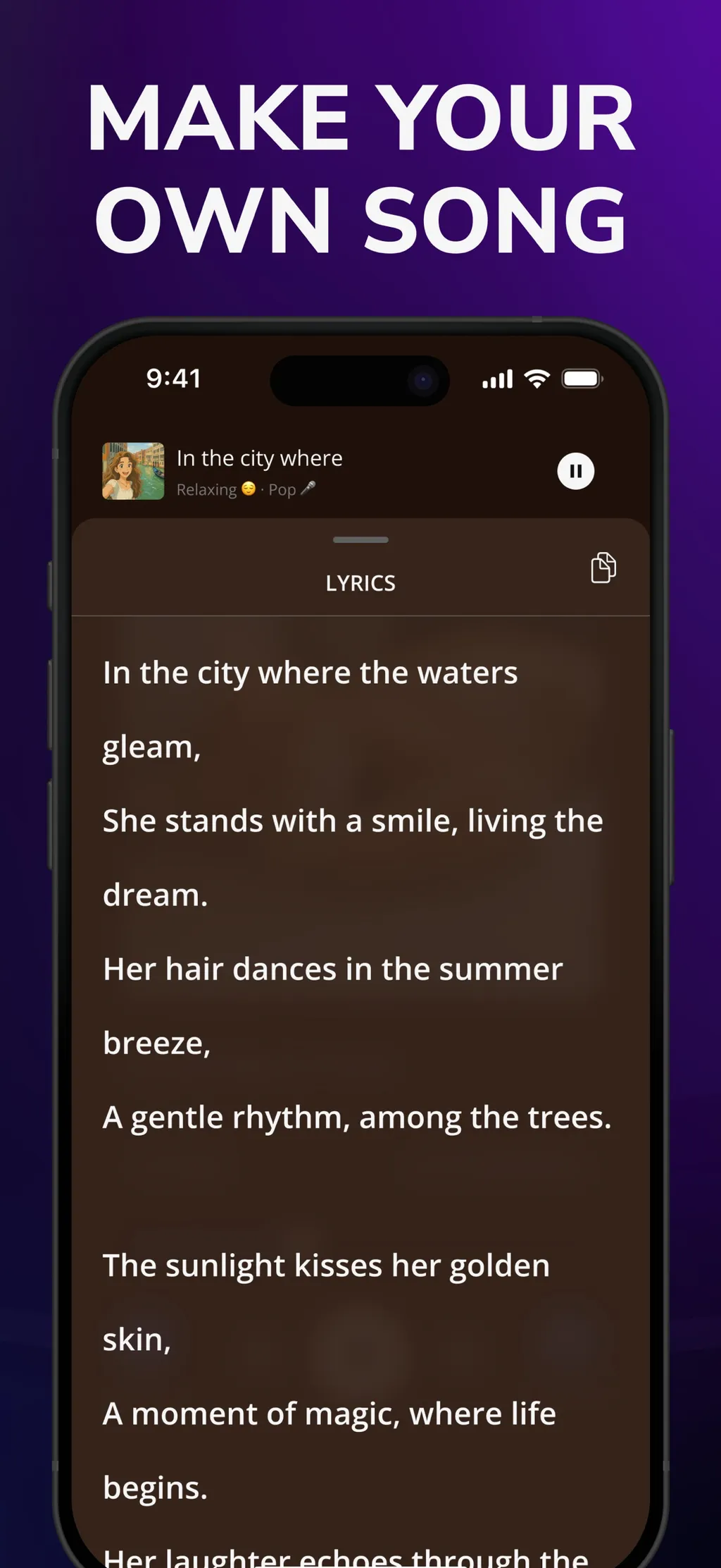 AI Song Generator: Mozart App Store screenshot 10