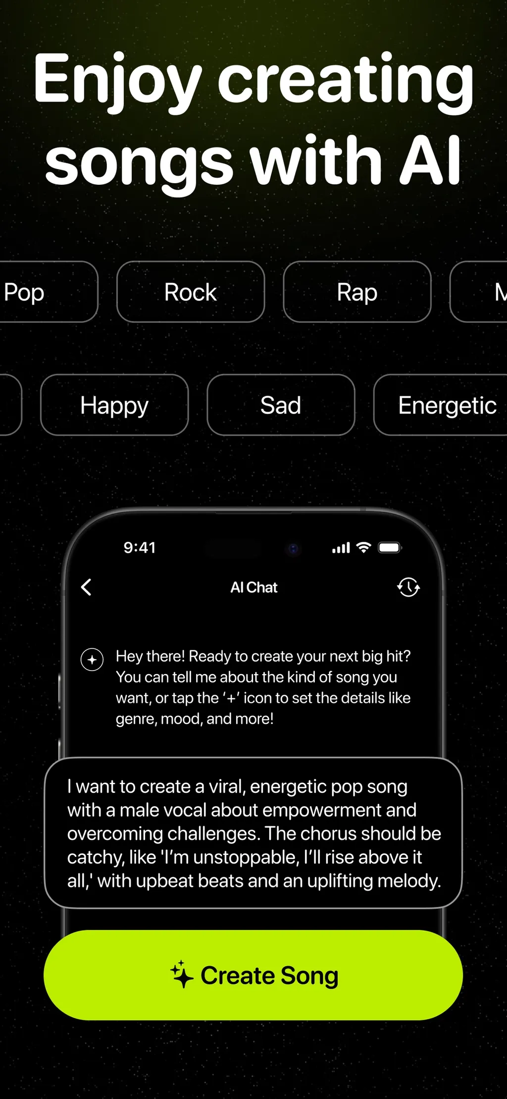 Song AI: AI Music Generator screenshot 1