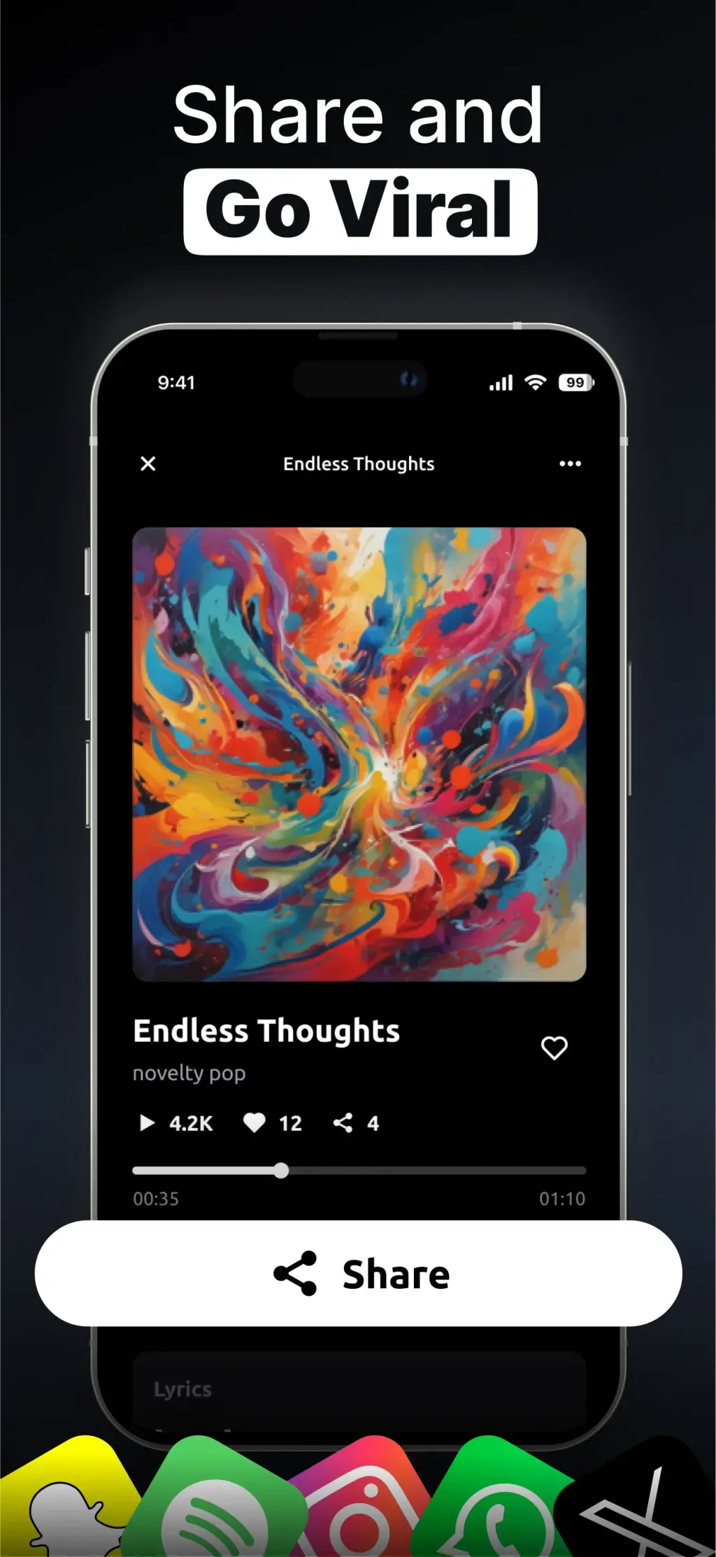 AI Song Generator - Zona App Store screenshot 7