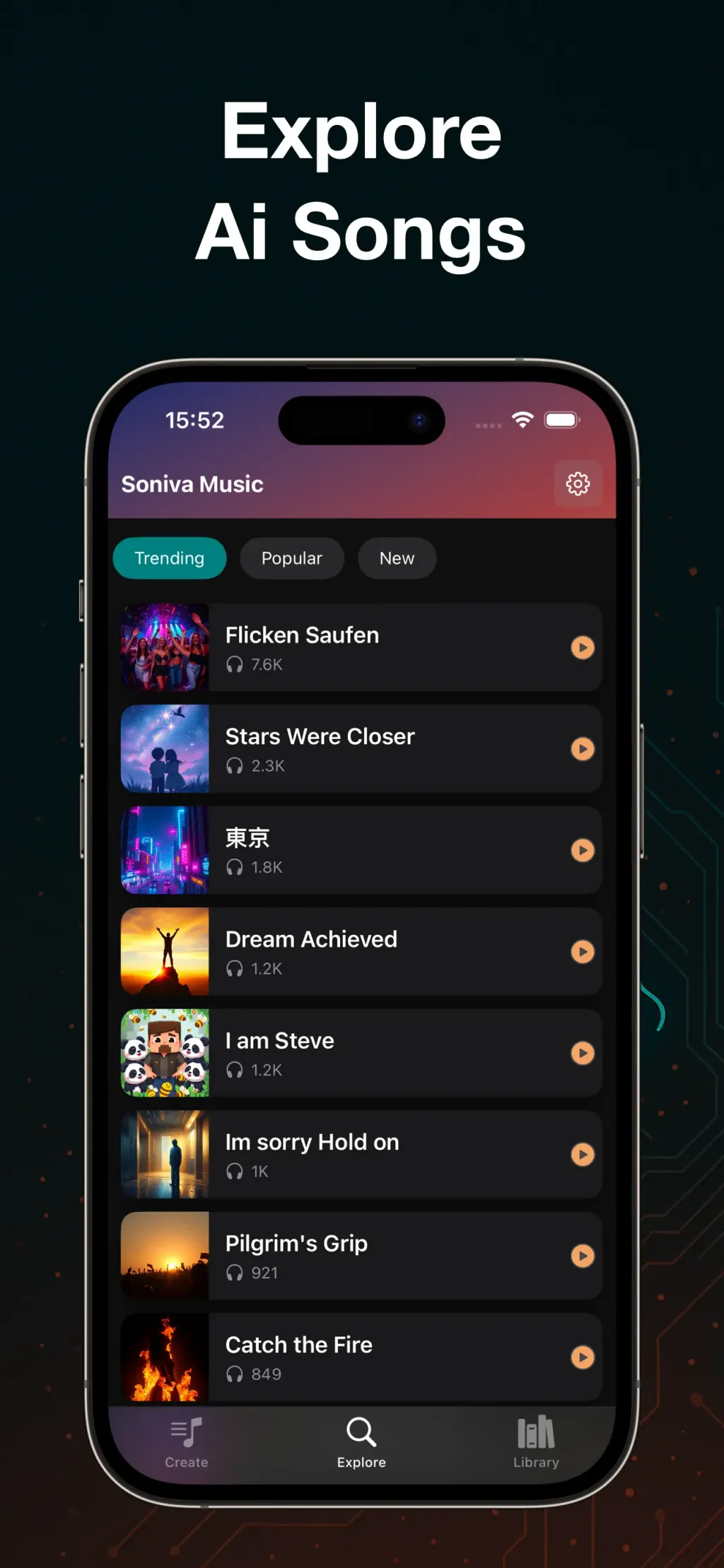 AI Song Maker - Soniva Music App Store screenshot 4
