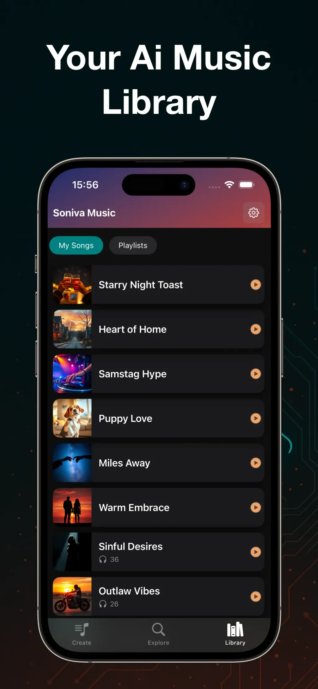 AI Song Maker - Soniva Music App Store screenshot 5