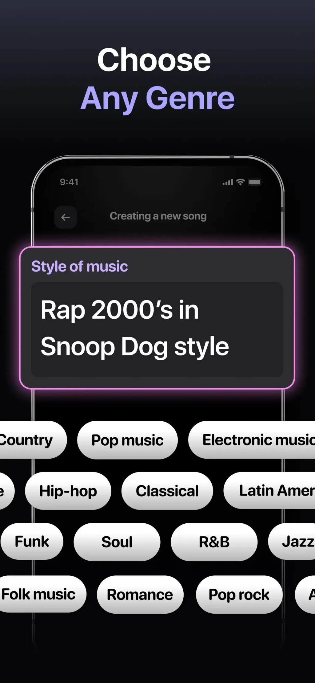 AI Song Music Generator: Muzio screenshot 3