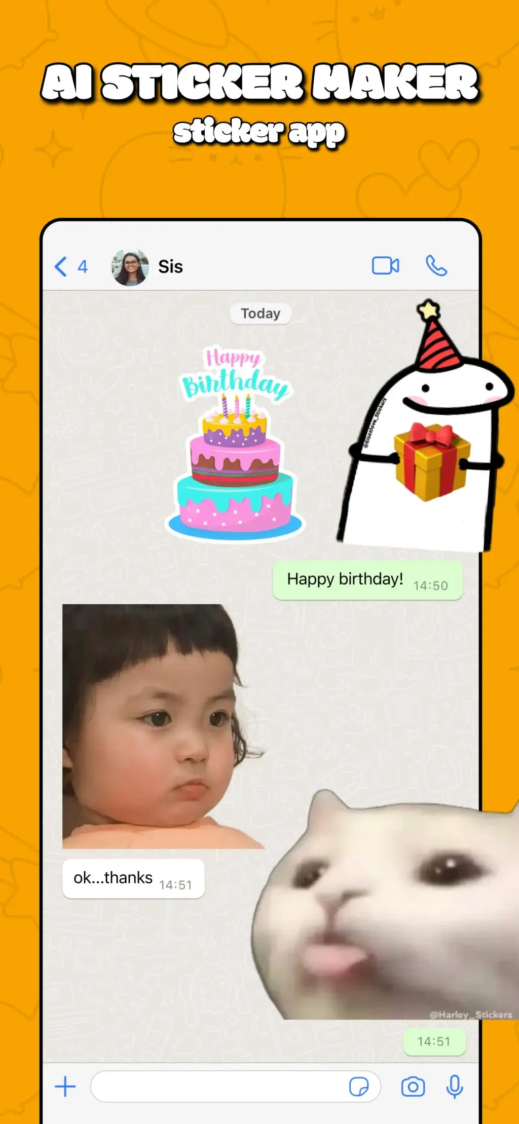 AI Sticker Maker - Funny Memes screenshot 1