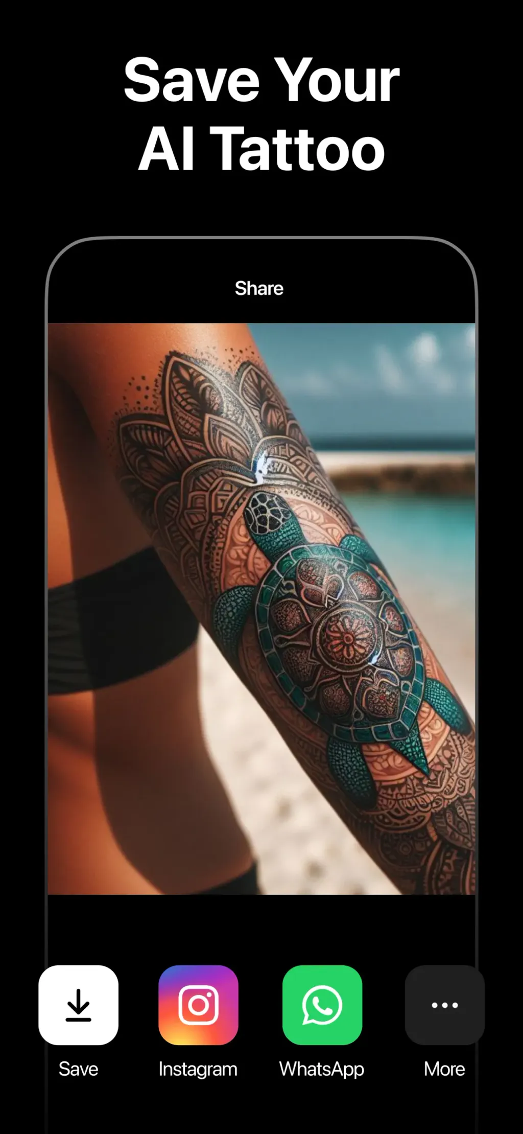AI Tattoo Generator Maker App Store screenshot 5
