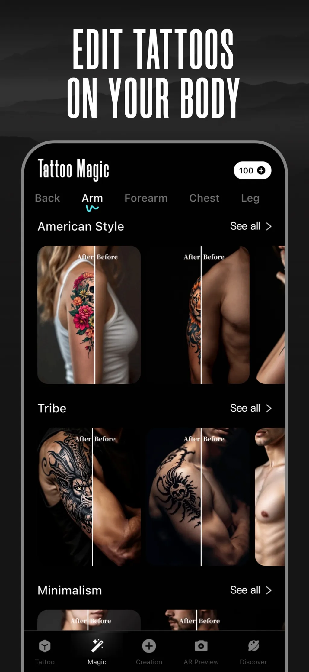 Ai Tattoo Ideas-Art Generator screenshot 2