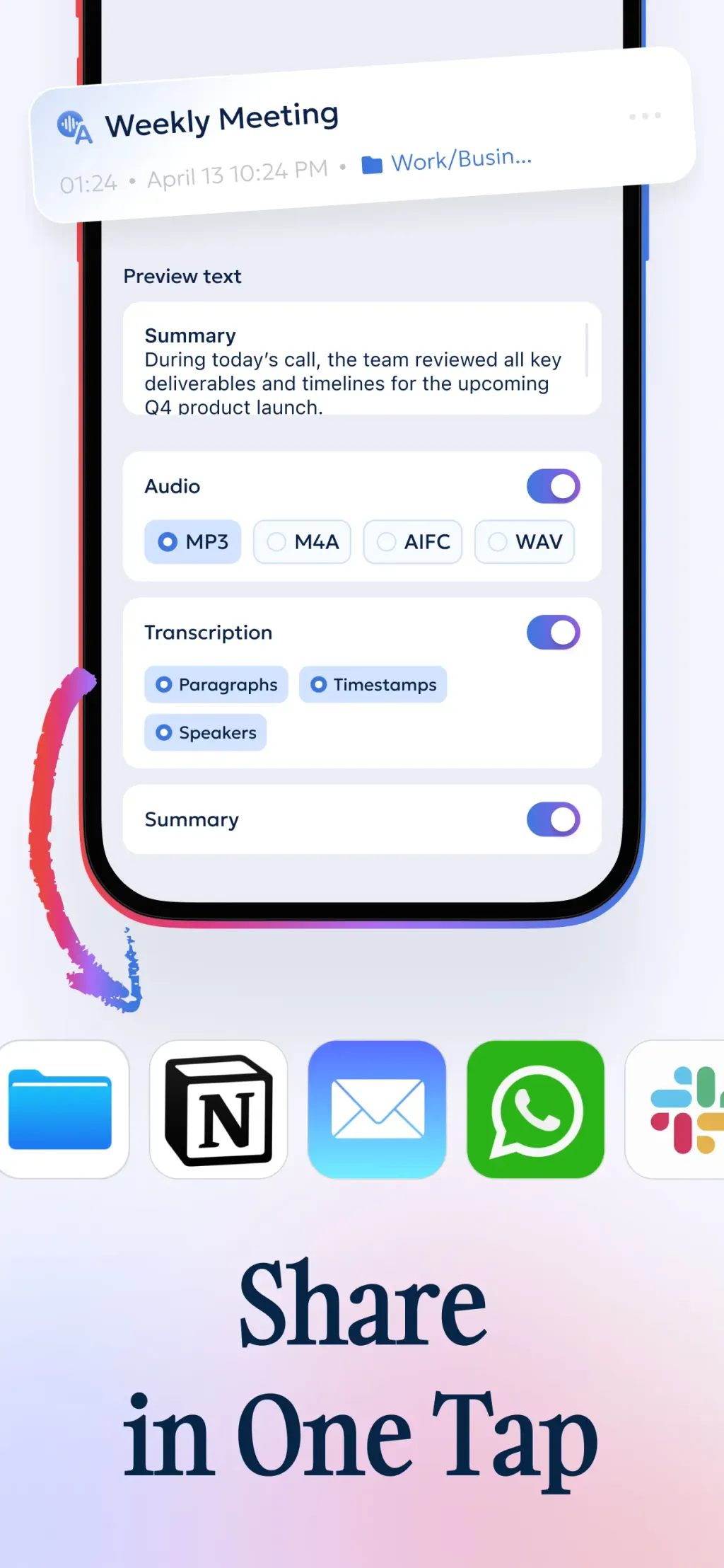 Notik: AI Note Taker App Store screenshot 6