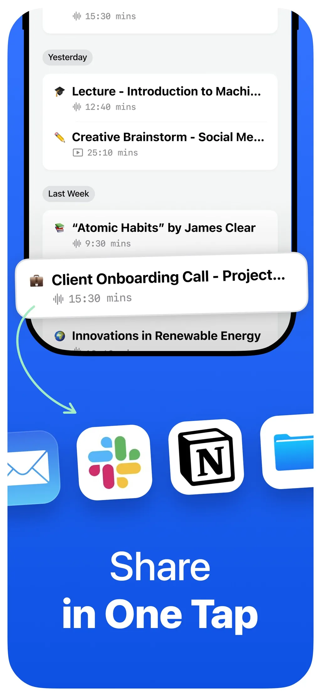 Echo – AI Meeting Note Taker App Store screenshot 9