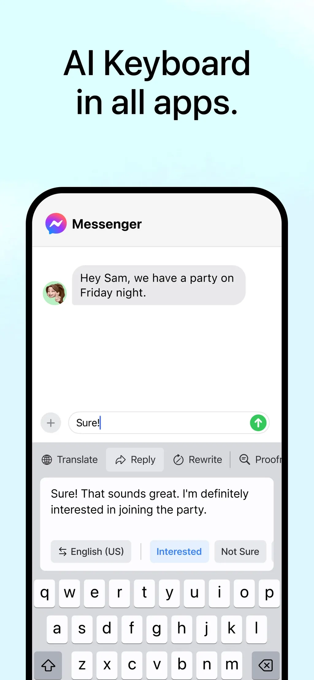 AI Writer: Email Letter Essay App Store screenshot 4