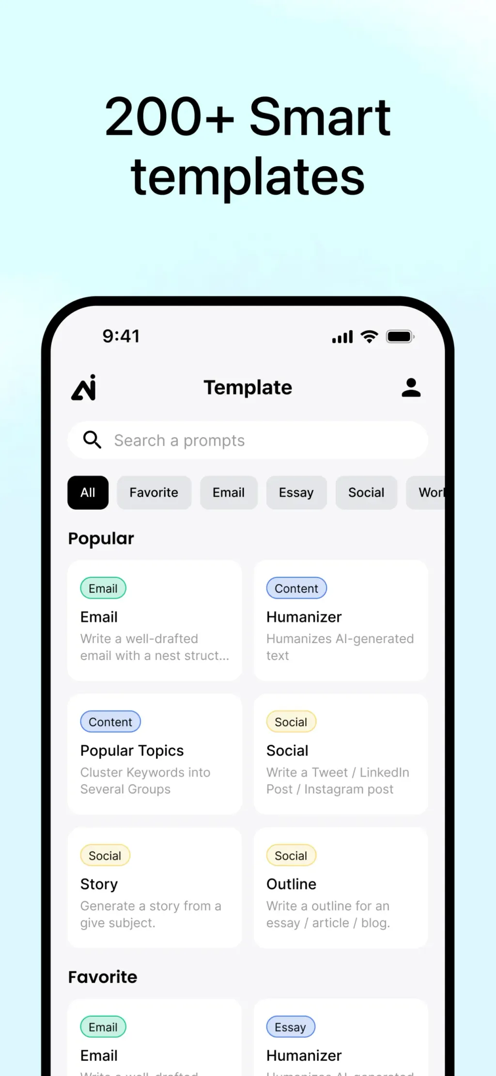 AI Writer: Email Letter Essay App Store screenshot 6