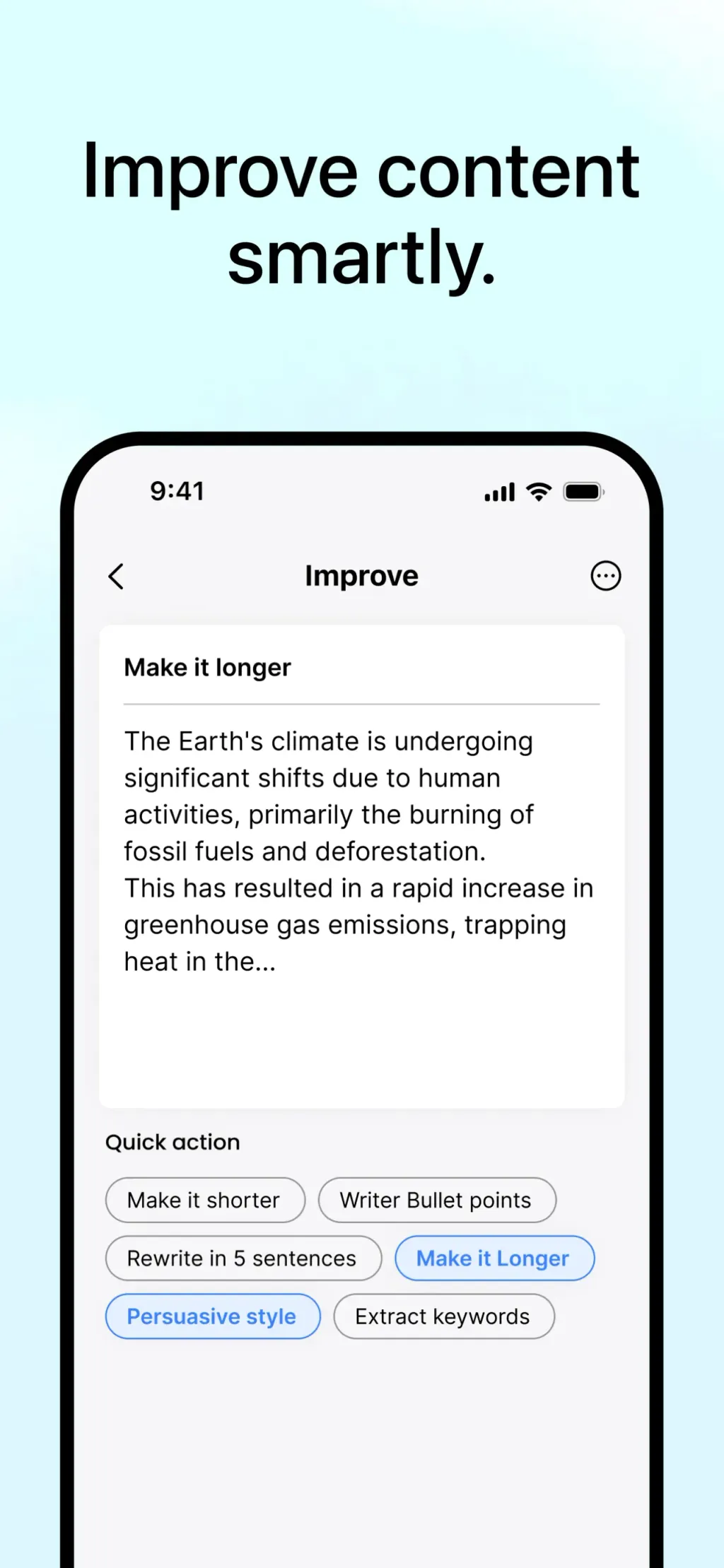 AI Writer: Email Letter Essay App Store screenshot 8