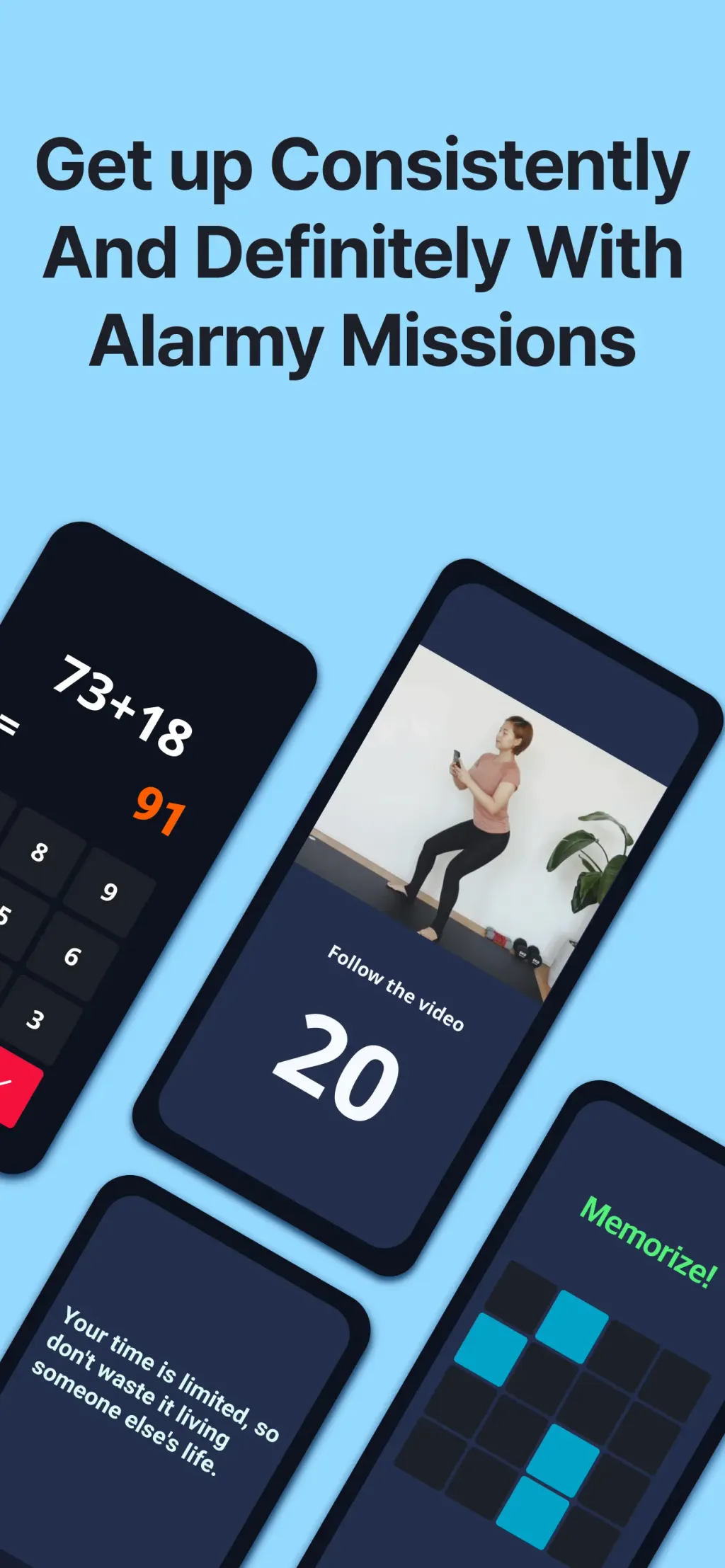 Alarmy - Loud alarm clock screenshot 3