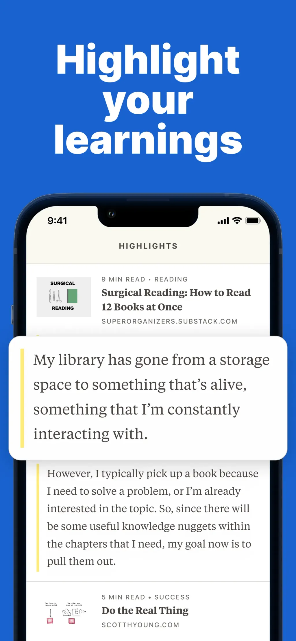 Alfread: grow reading habit screenshot 3