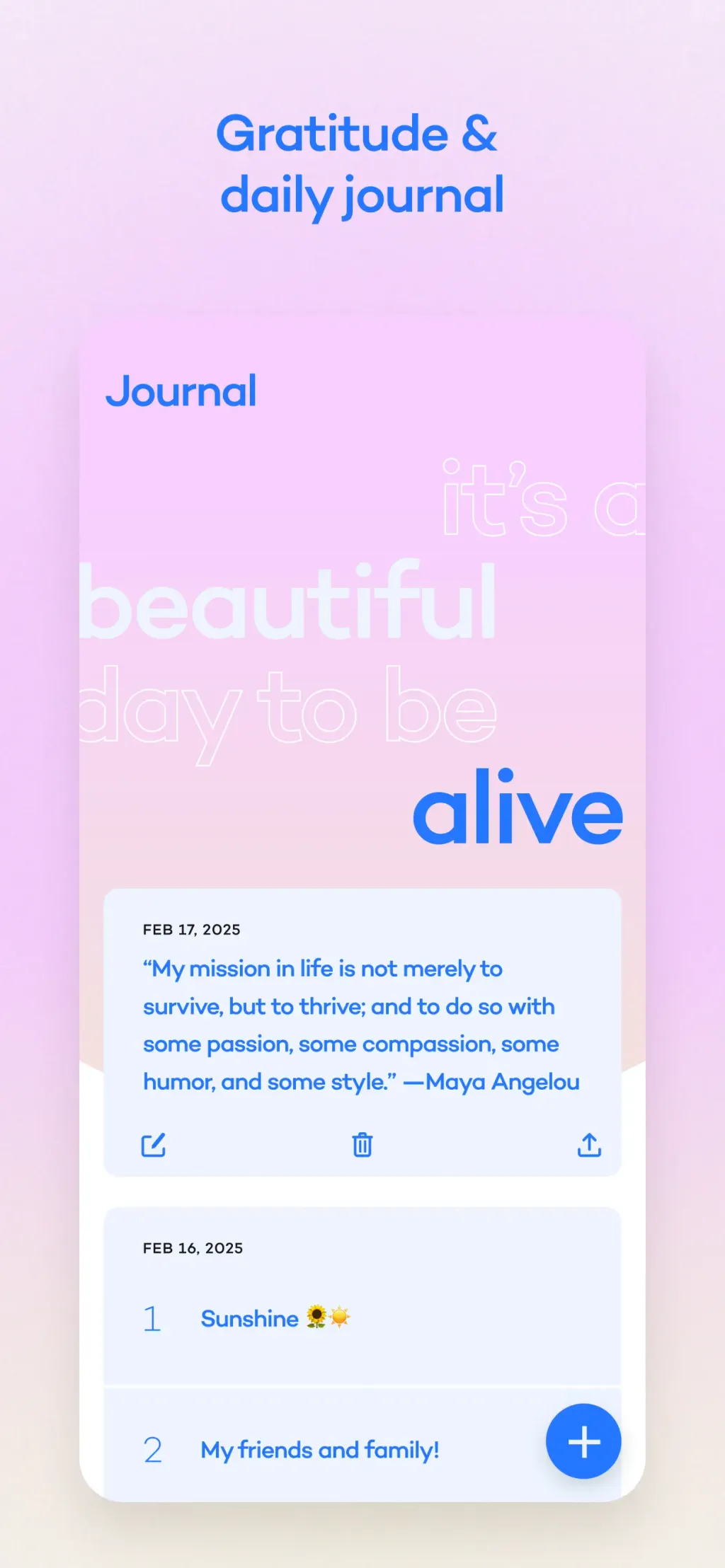 Alive by Whitney Simmons App Store screenshot 7