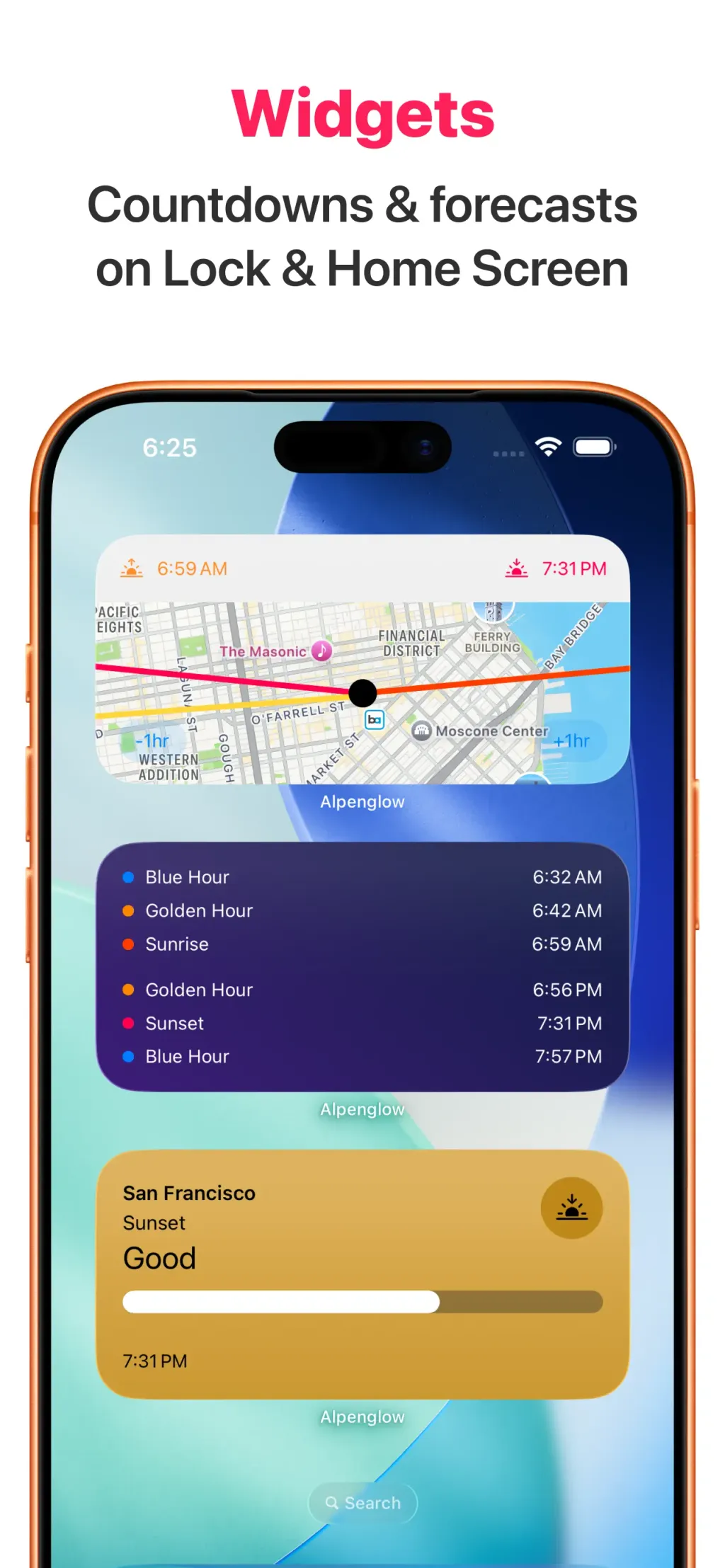 Alpenglow: Sunset Forecast App Store screenshot 8