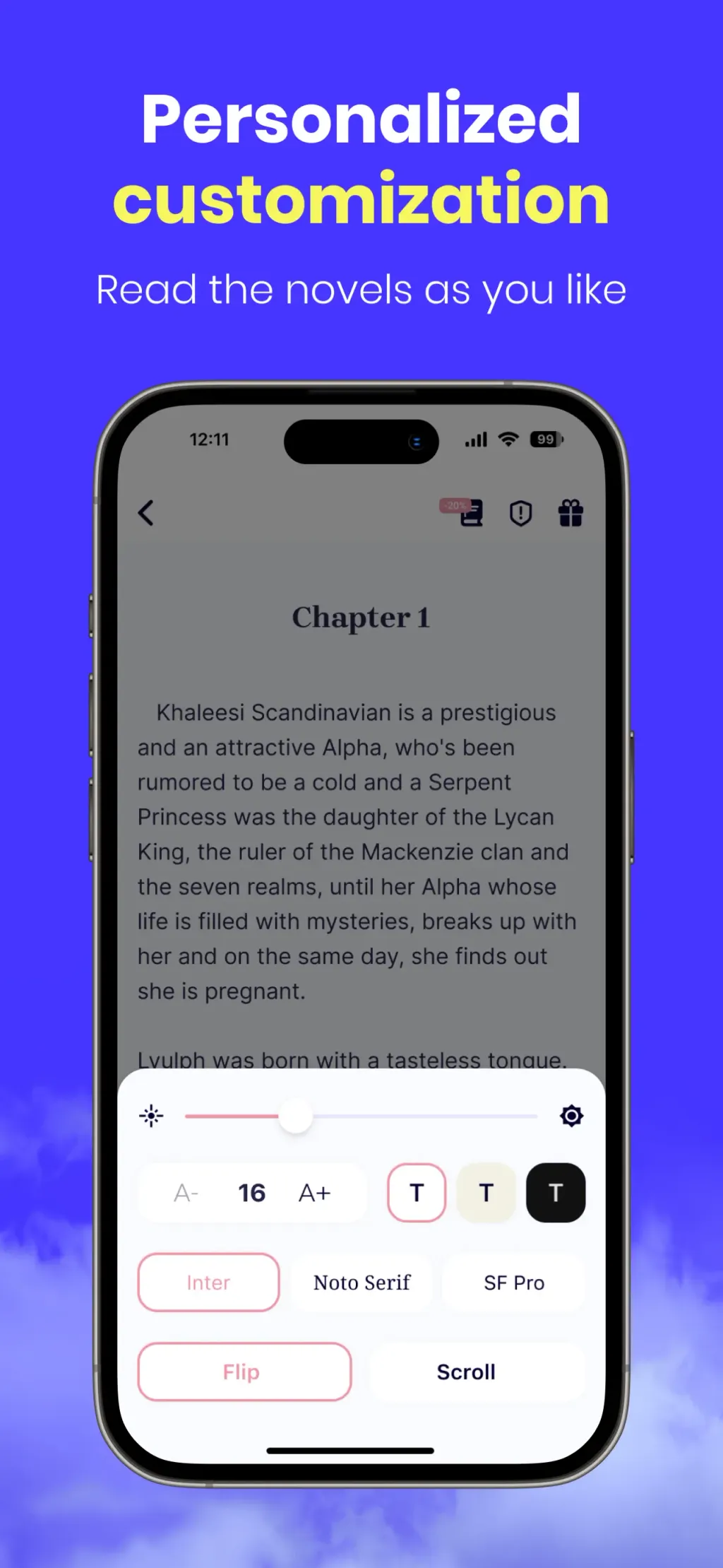 AlphaNovel - Novels & Stories App Store screenshot 4