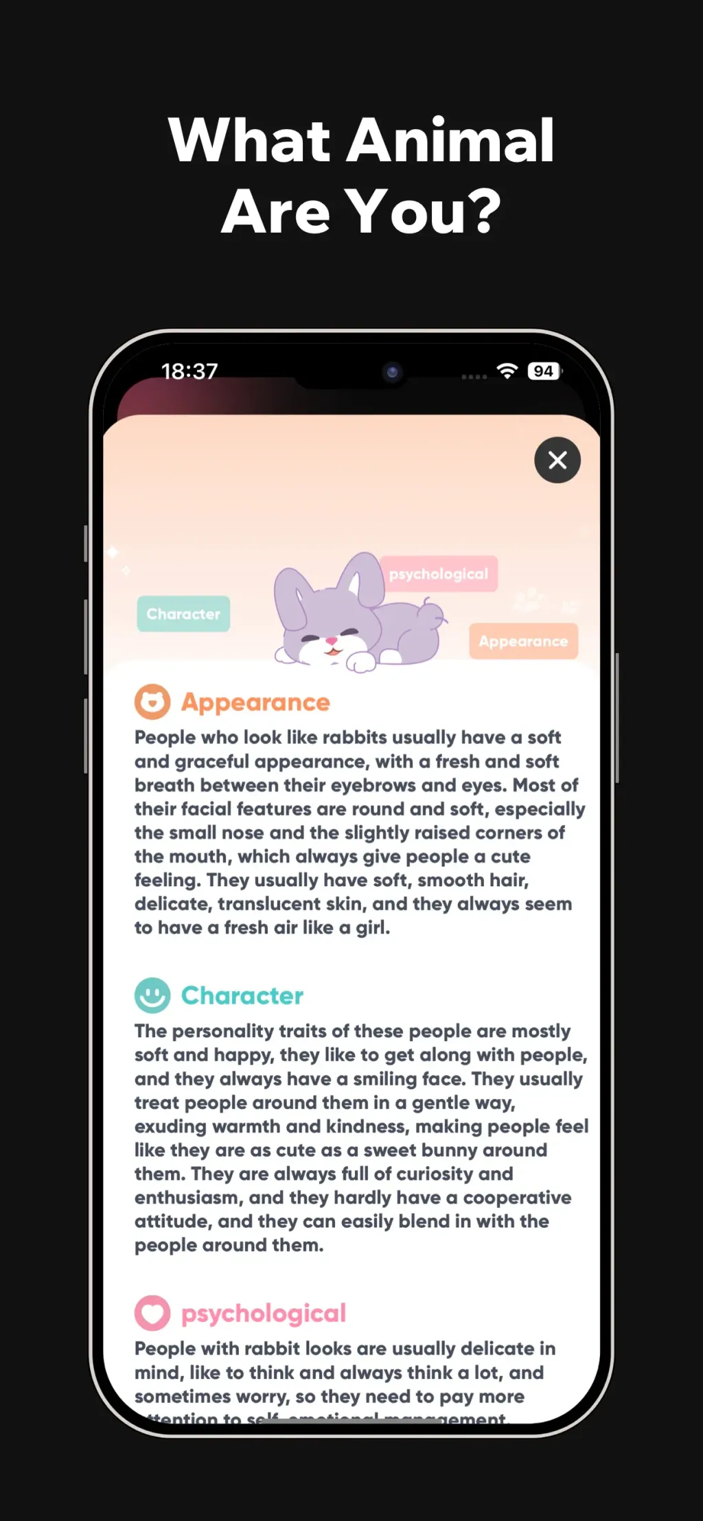 AnimalFace-Appearance score App Store screenshot 10