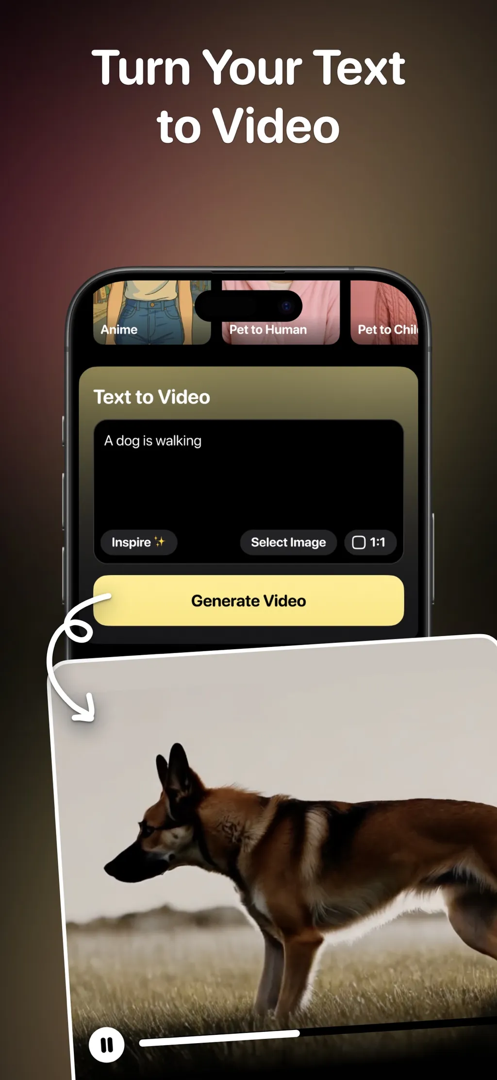 CloneAI - AI Video Generator App Store screenshot 6