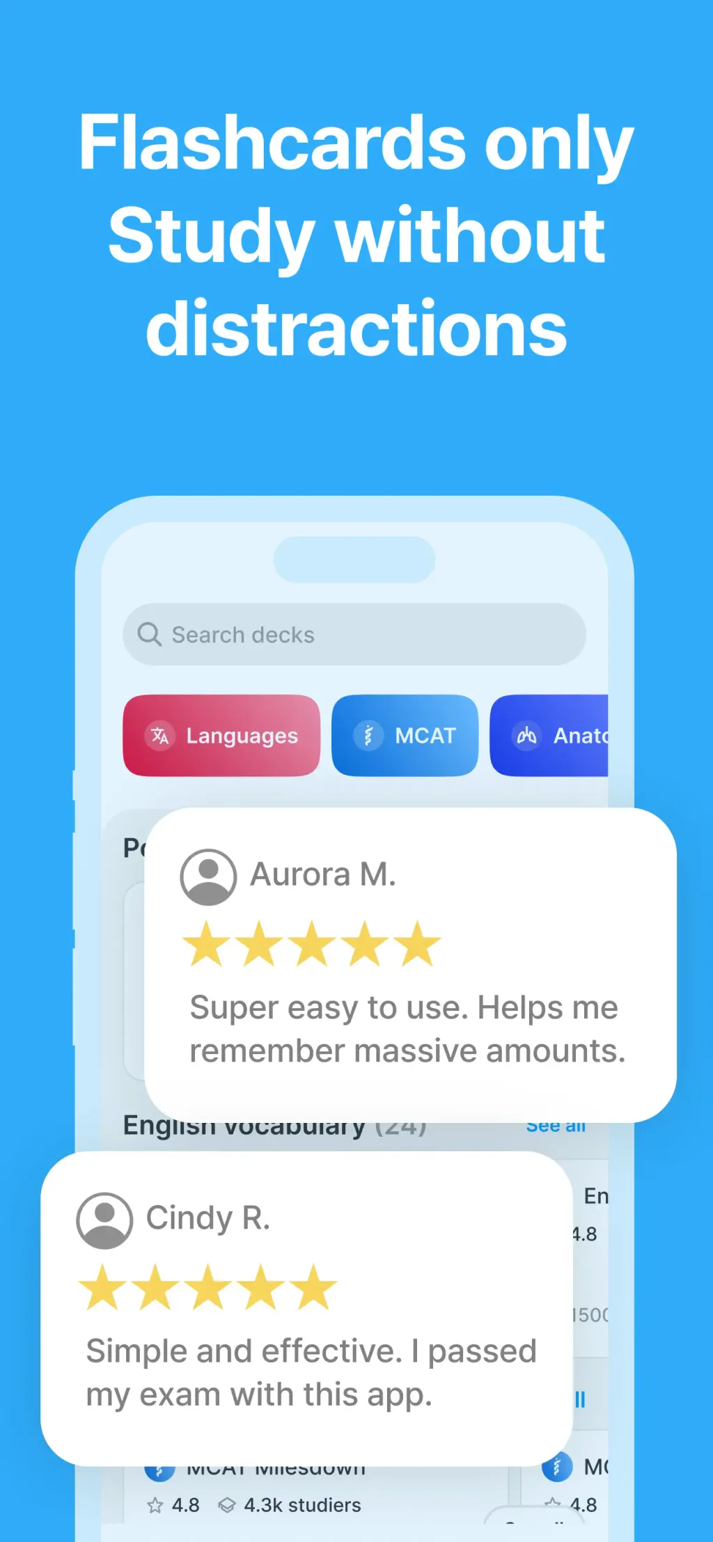 Noji - Flashcards study app screenshot 2