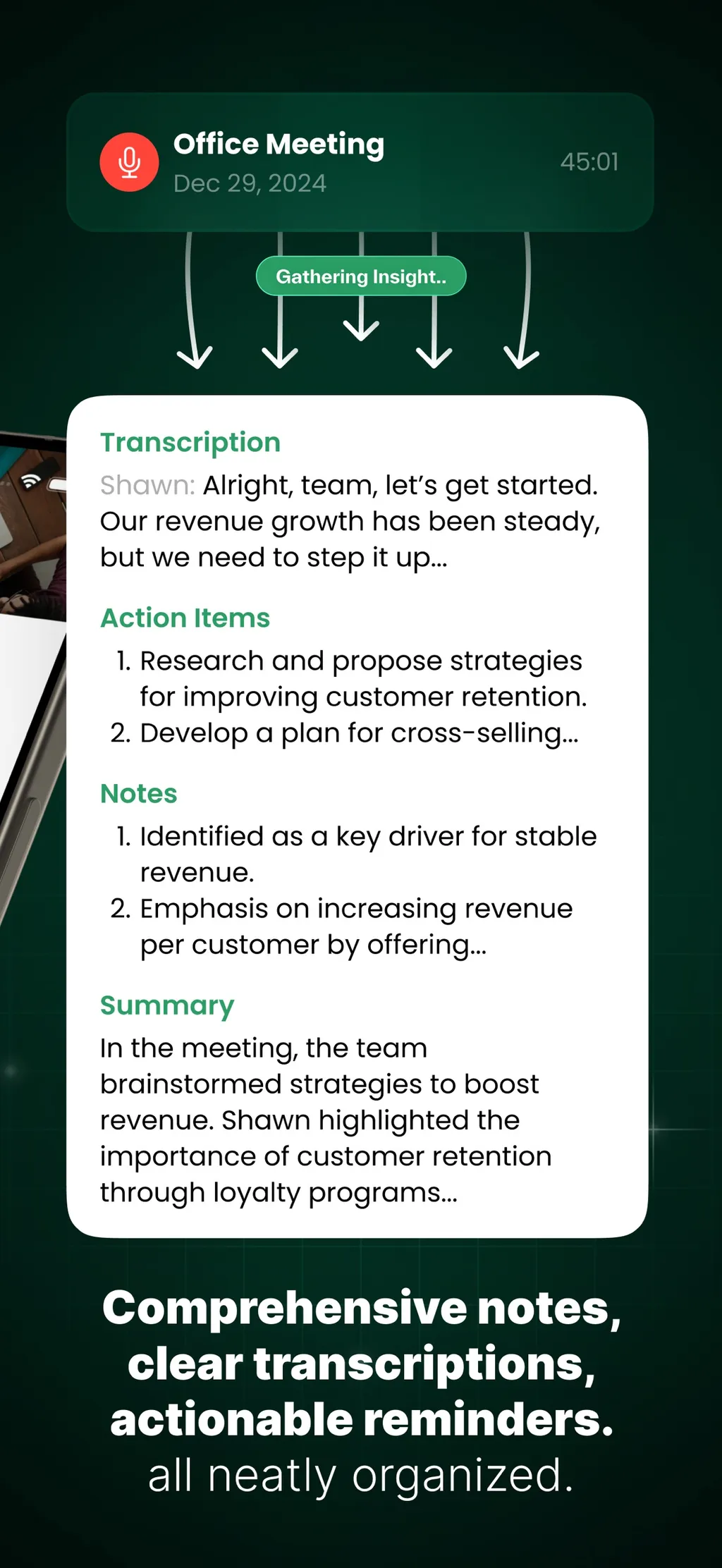 Anotar: Work Meeting Recorder App Store screenshot 2