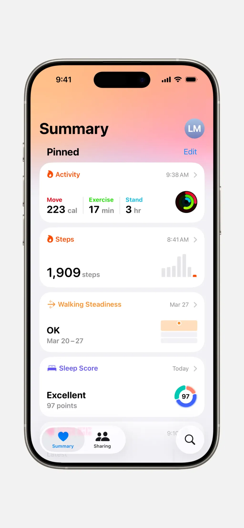 Apple Health screenshot 1