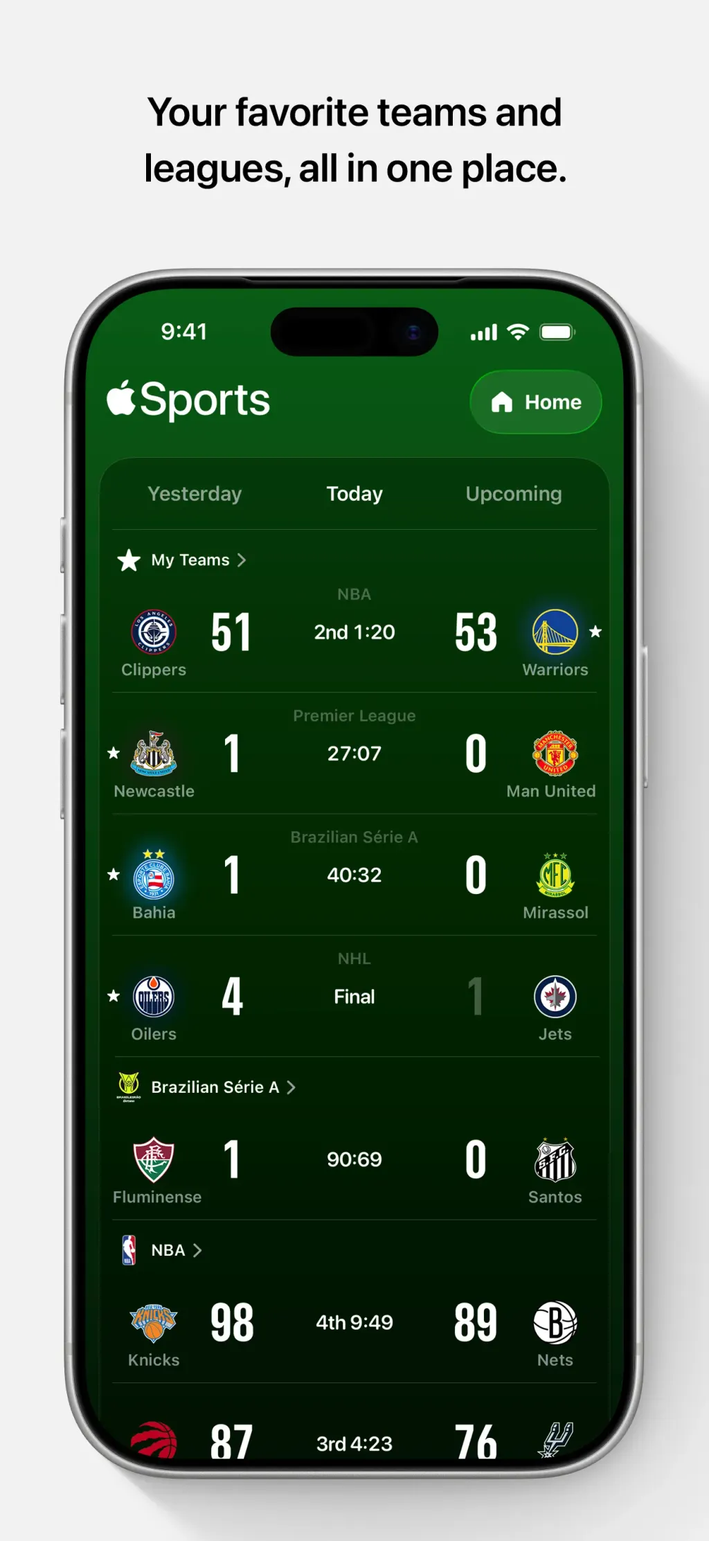 Apple Sports App Store screenshot 2