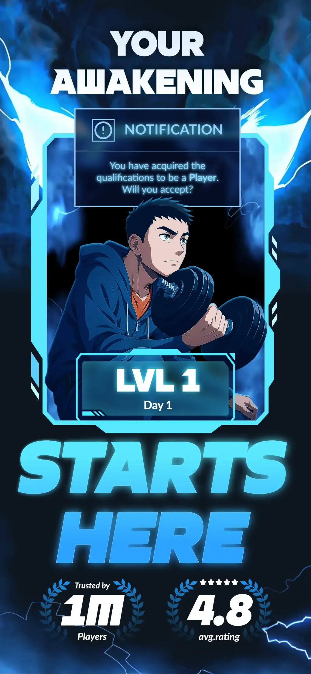 Arise: Level Up In Real Life App Store screenshot 1