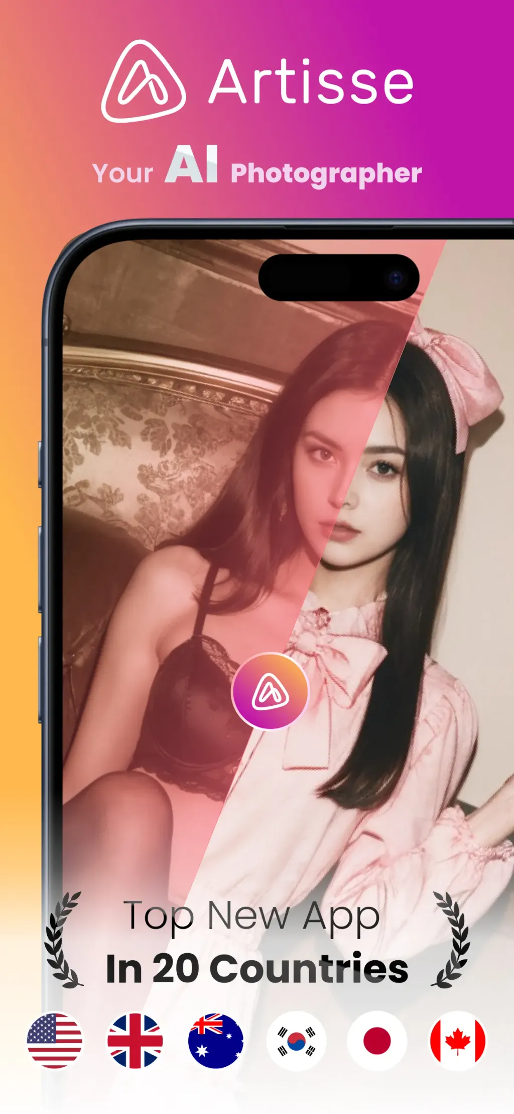 Artisse - Realistic AI Photos App Store screenshot 1