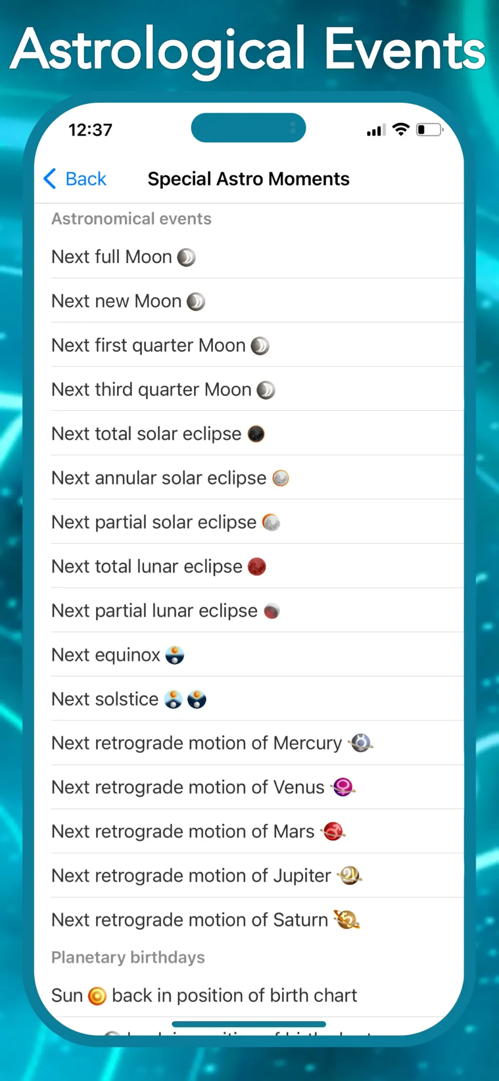 Astro Future - Daily Horoscope App Store screenshot 4