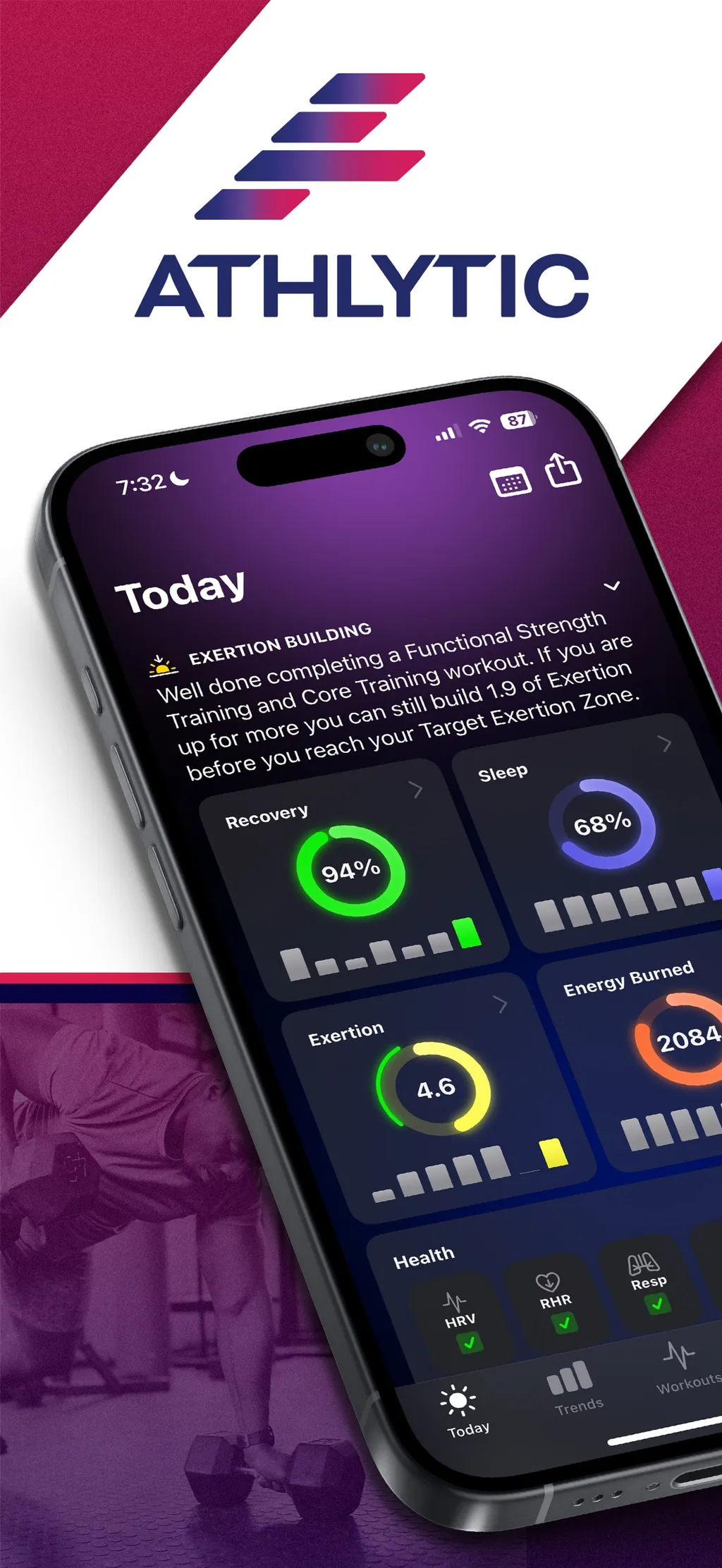 Athlytic: AI Fitness Coach App Store screenshot 1