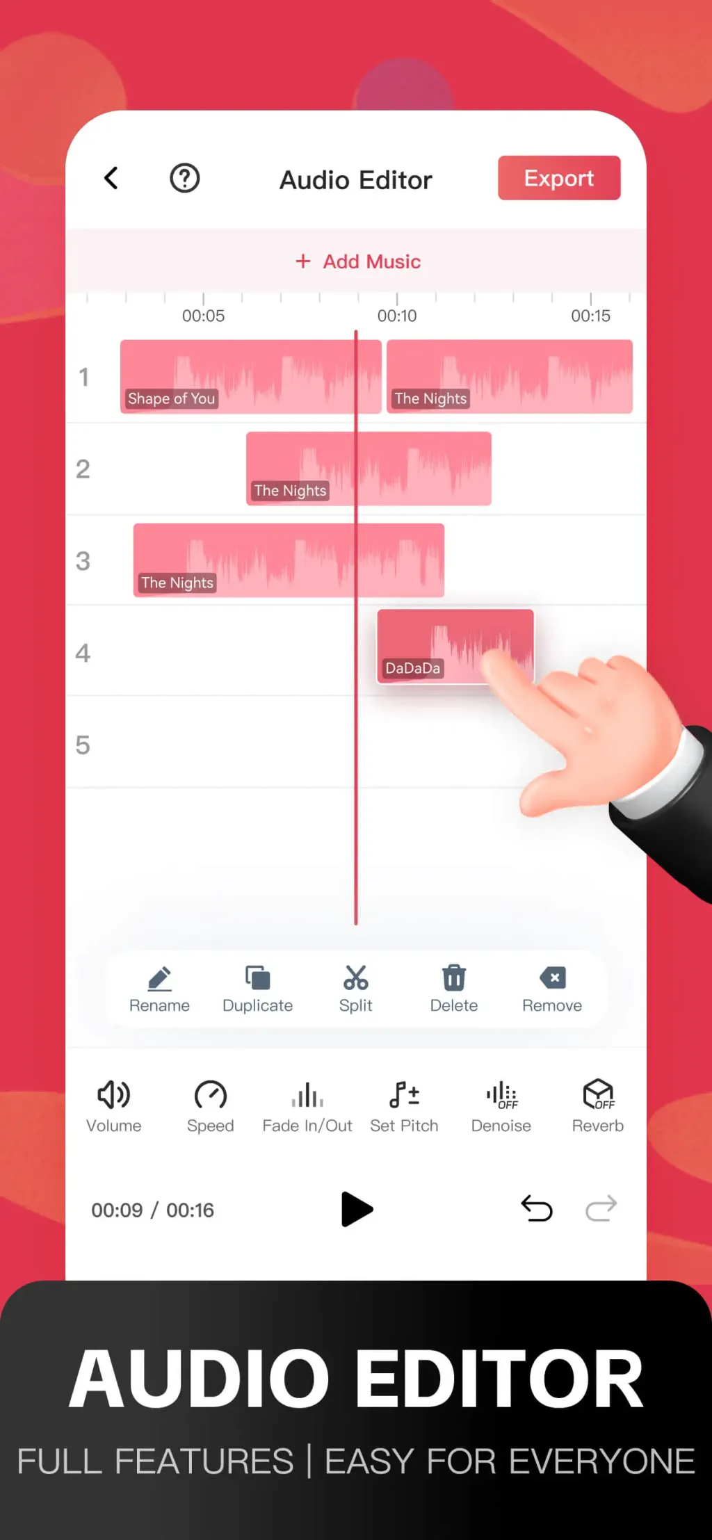 Audio Editor: MP3 Converter screenshot 1