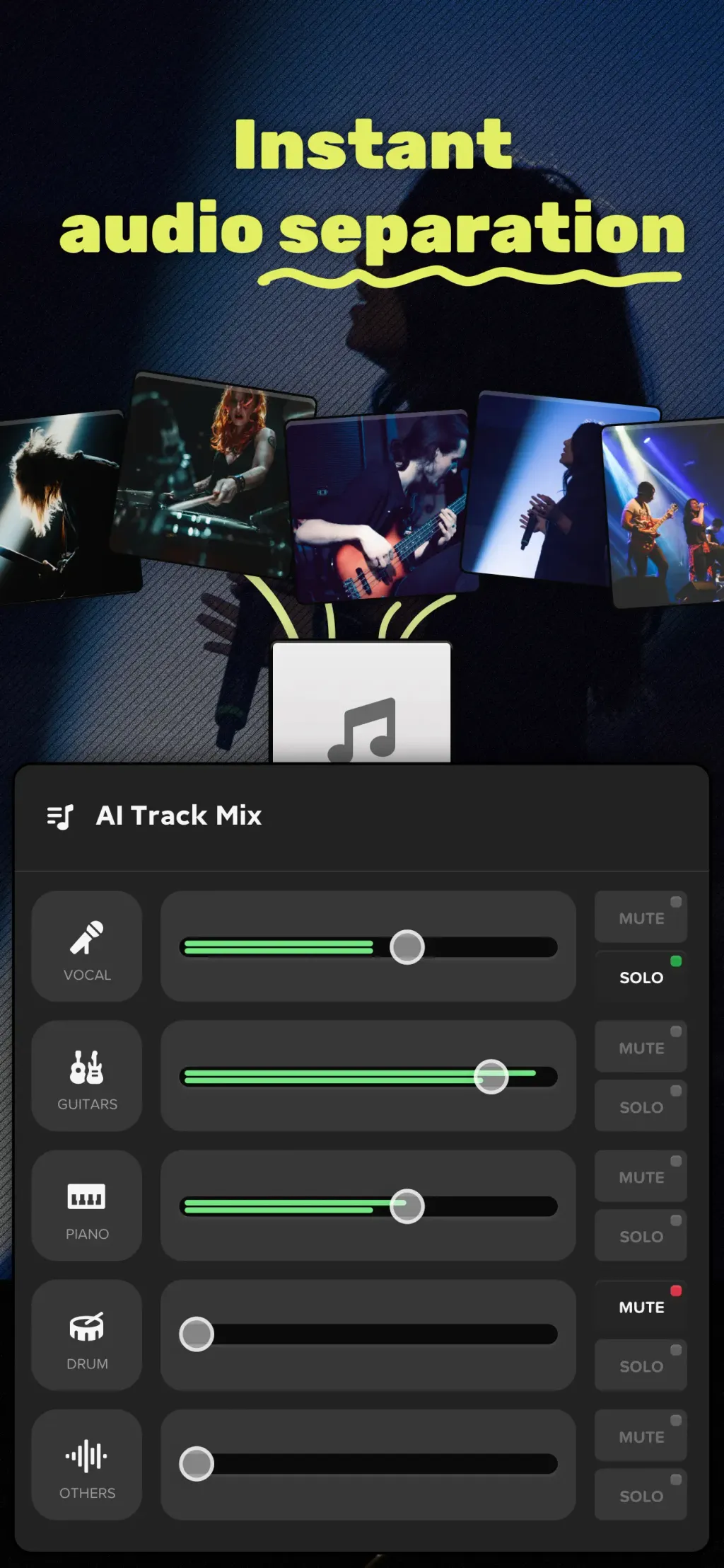 Audio Jam - AI for musicians App Store screenshot 1