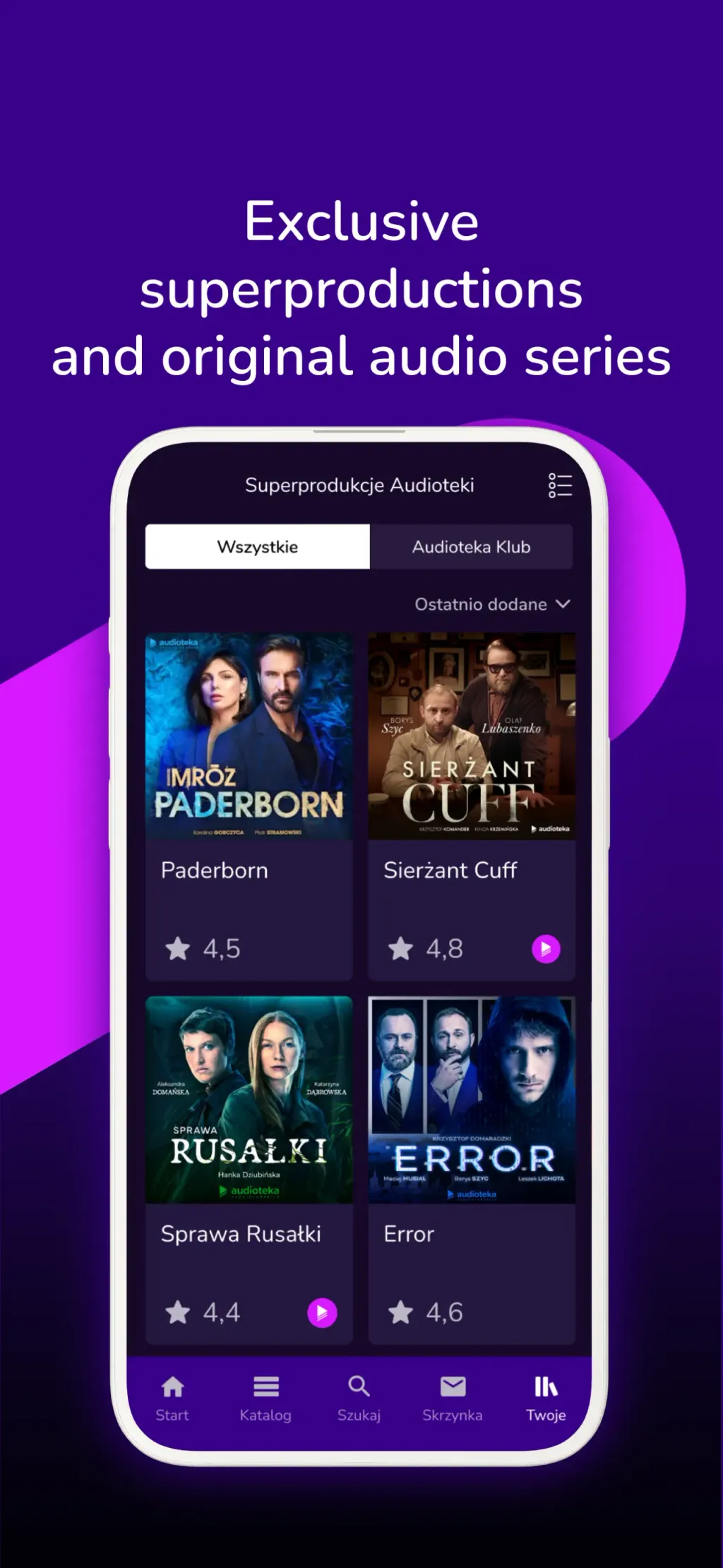 Audioteka App Store screenshot 2