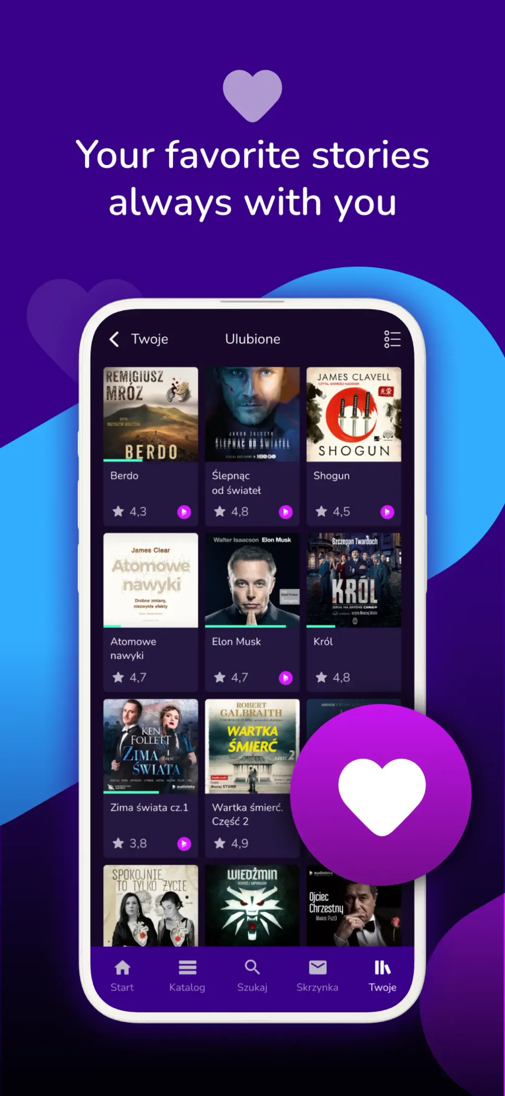 Audioteka App Store screenshot 5