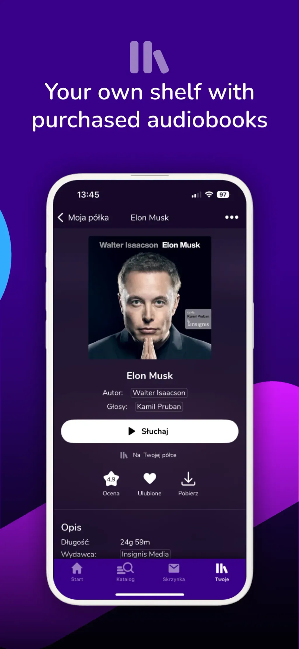 Audioteka App Store screenshot 6