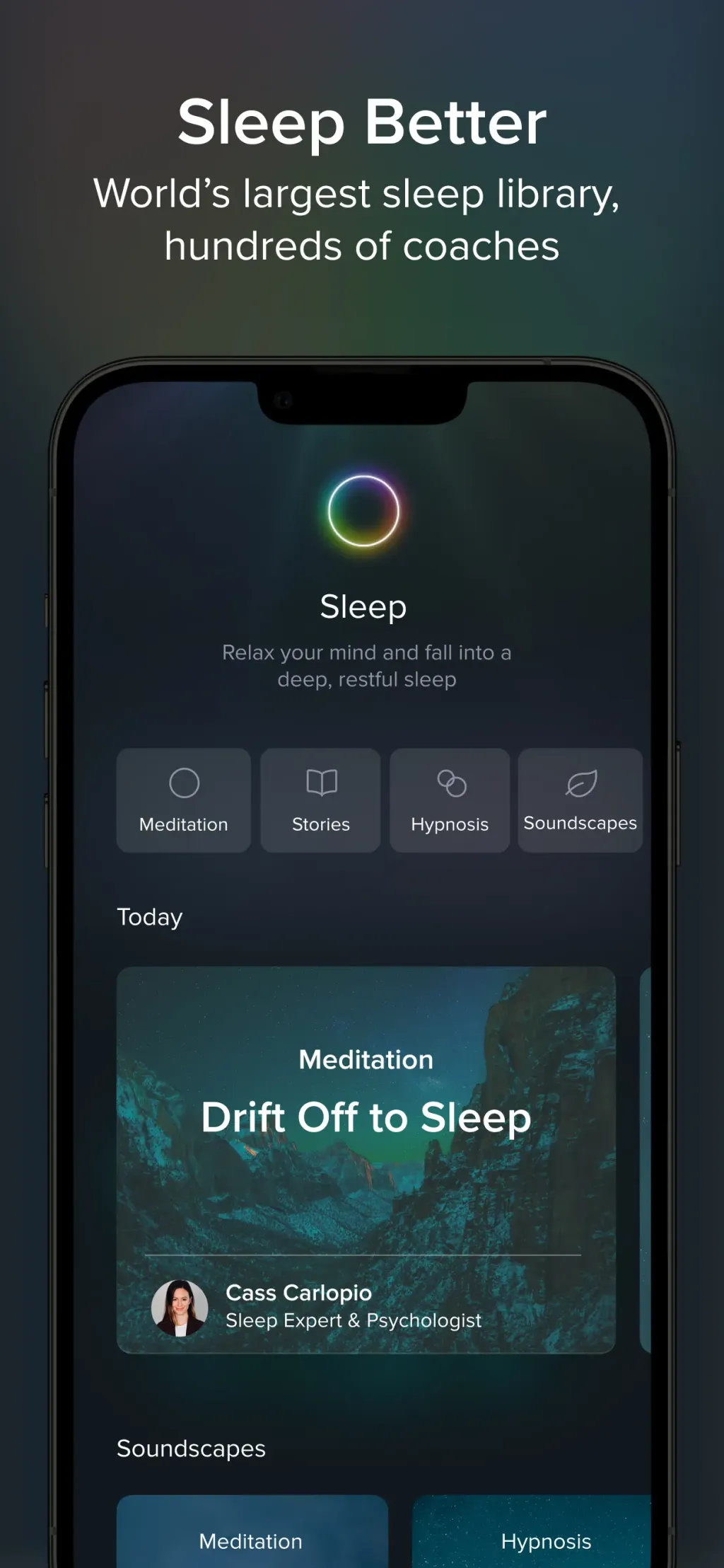 Aura: Meditation & Sleep, CBT App Store screenshot 2