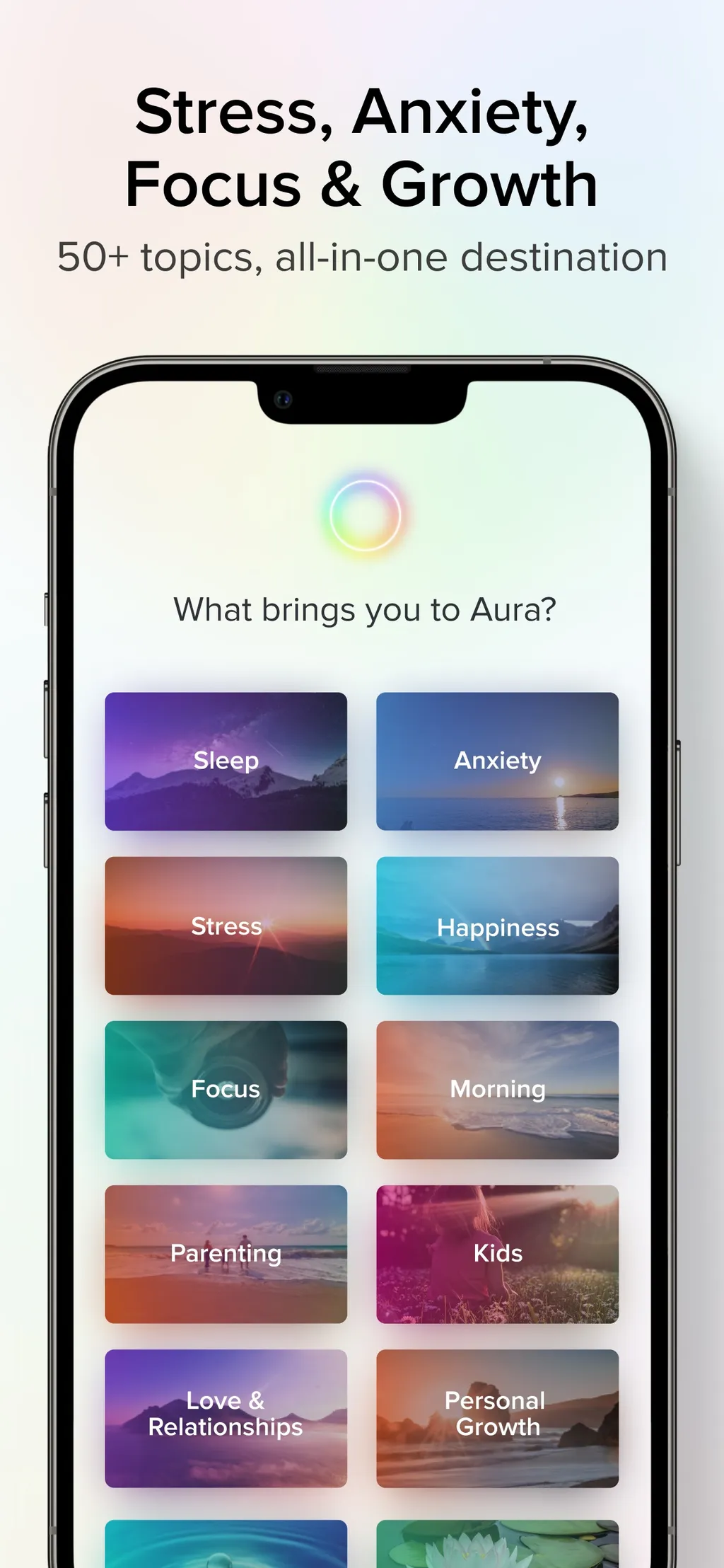 Aura: Meditation & Sleep, CBT screenshot 2