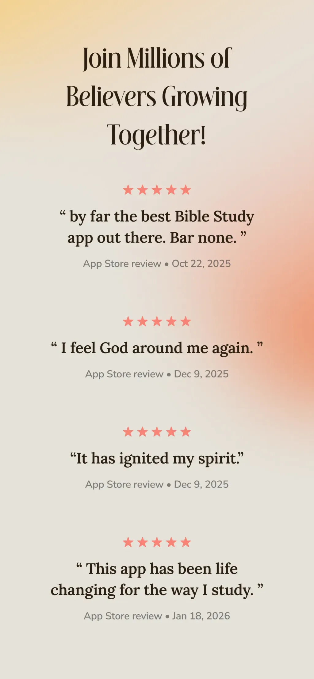 Aura: Pray Deeper, Walk Closer App Store screenshot 2