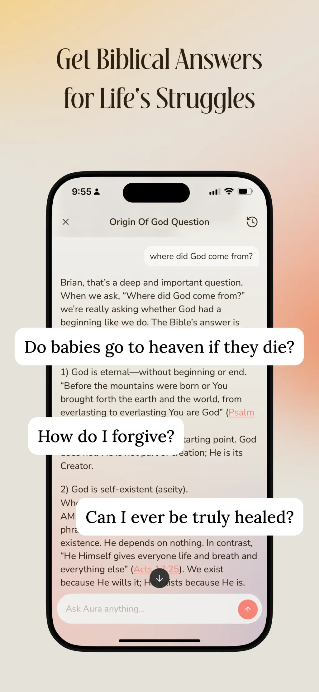 Aura: Pray Deeper, Walk Closer App Store screenshot 3