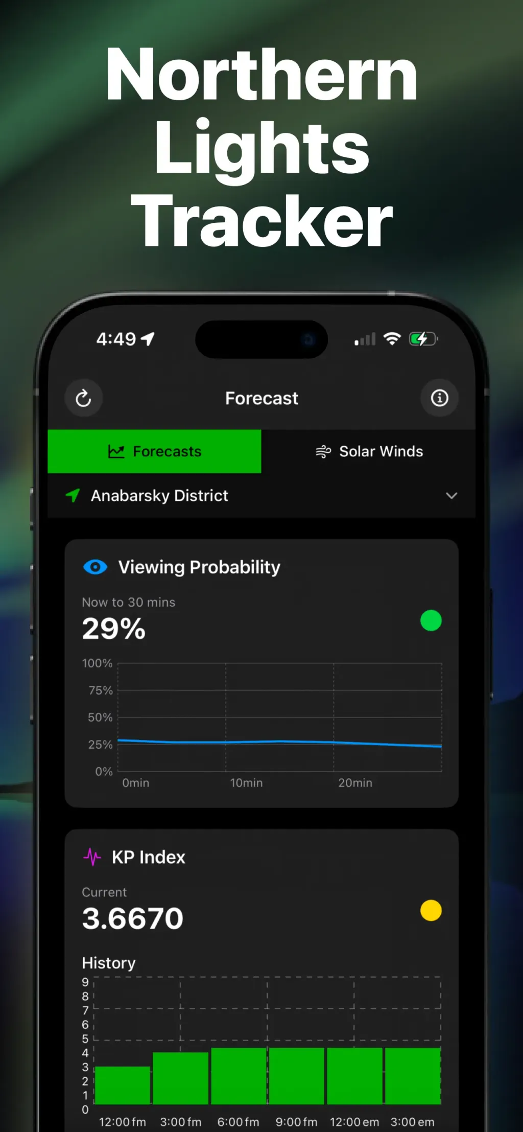 Aurora Forecast - Borealis Map screenshot 2