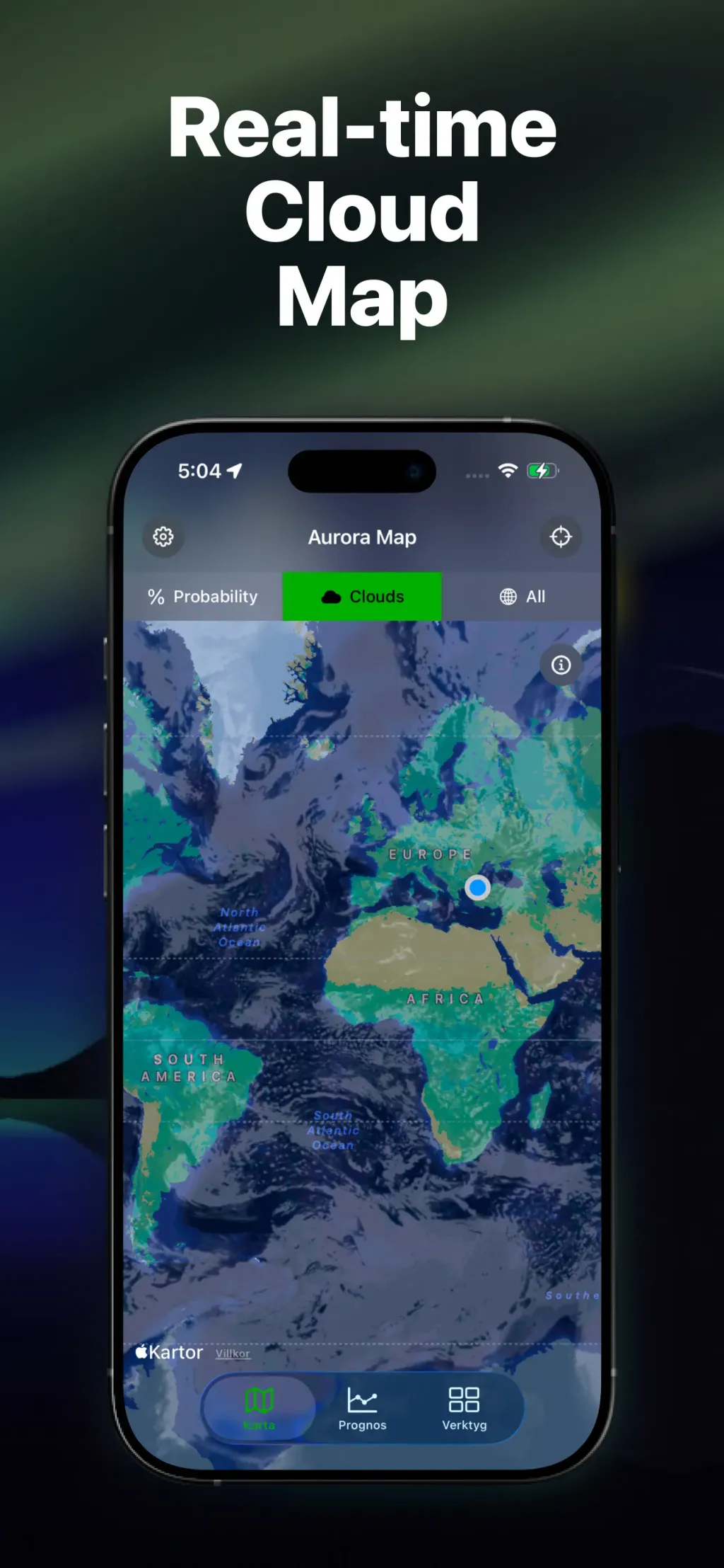 Aurora Forecast - Borealis Map screenshot 4