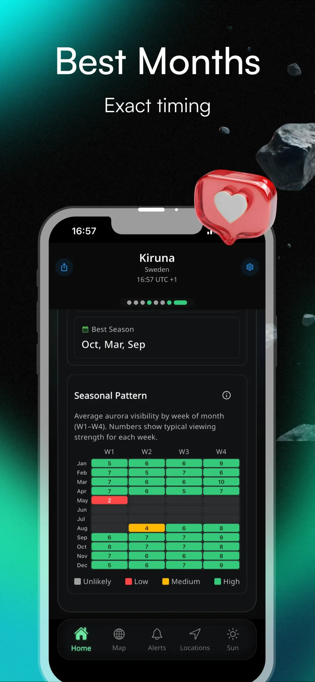Aurora Forecast Map – AuroraMe App Store screenshot 5