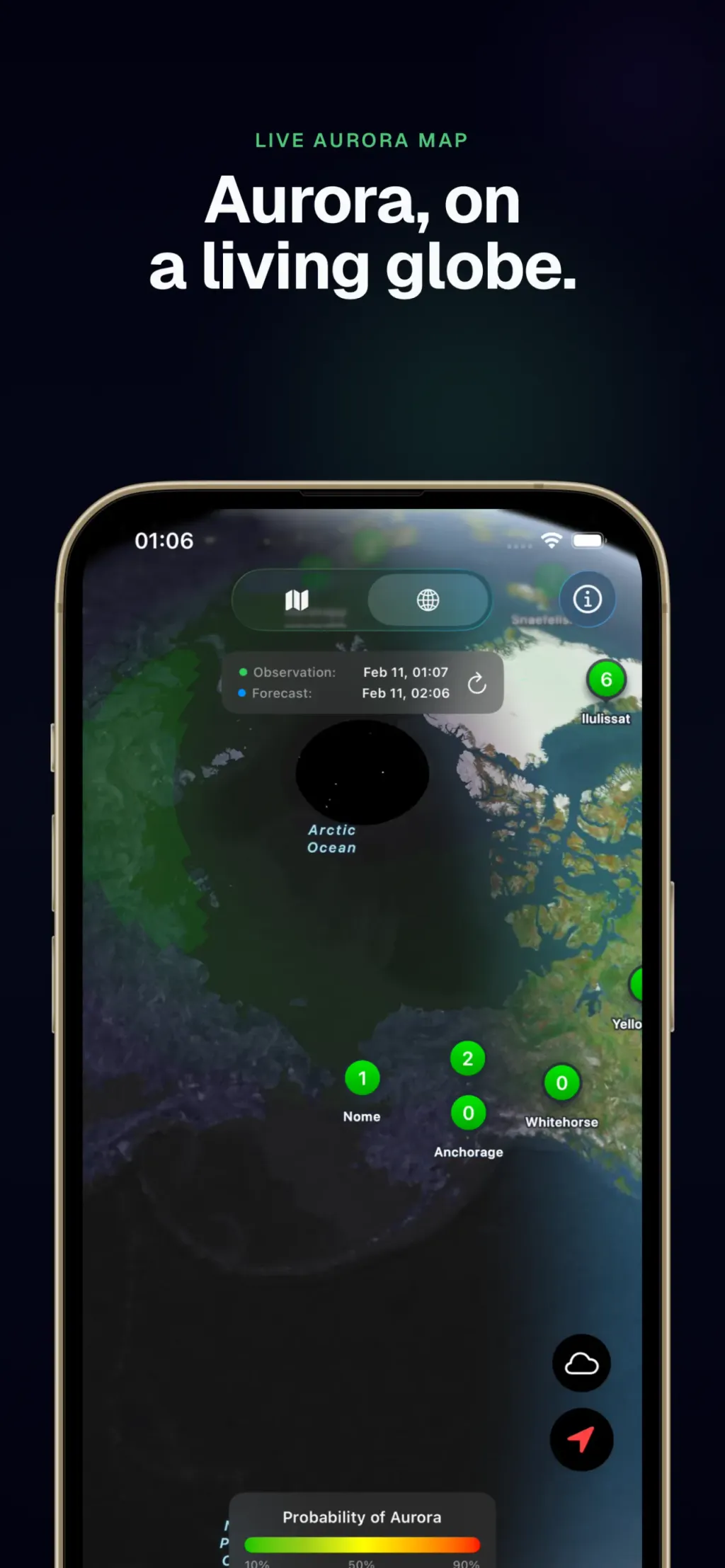 Aurora Forecast. App Store screenshot 3