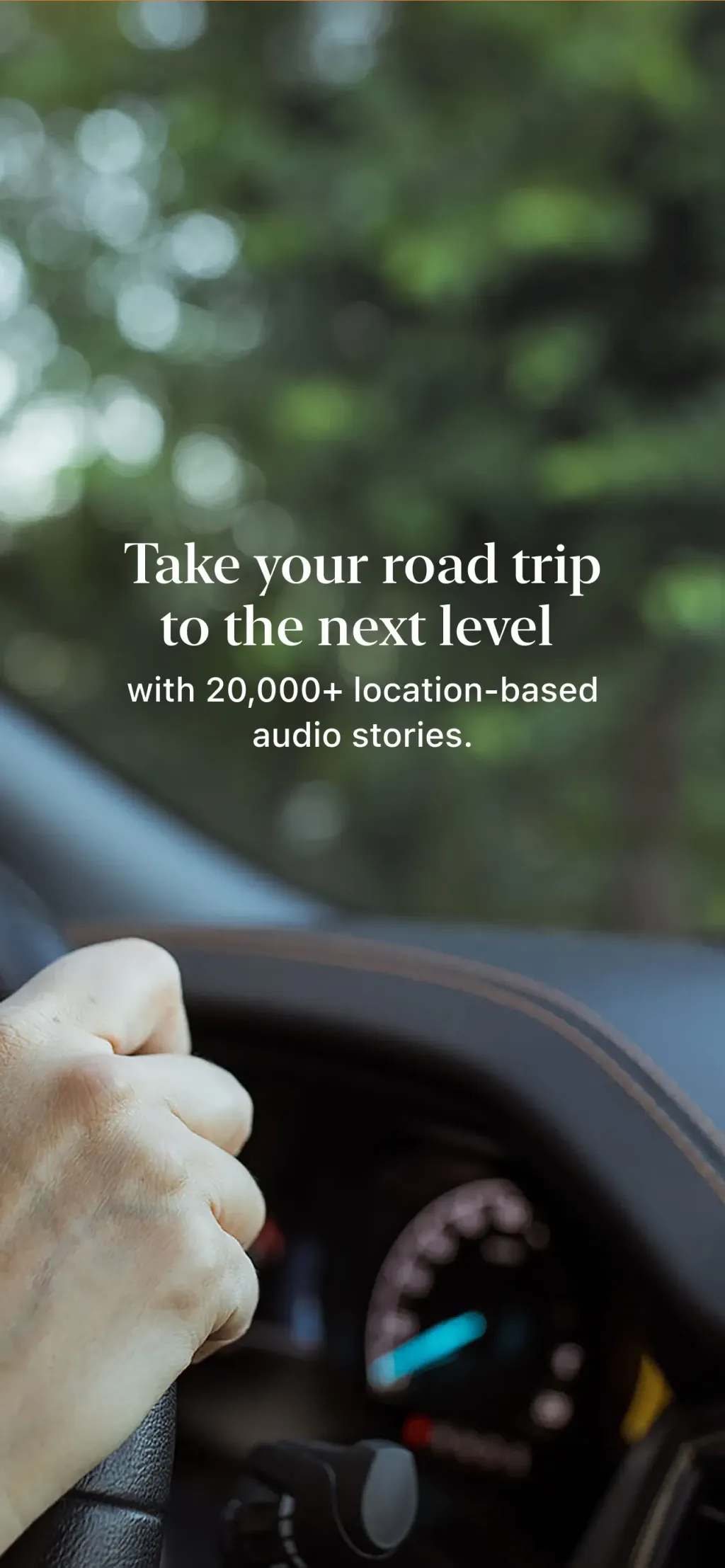 Autio: Road Trip & Travel App App Store screenshot 1