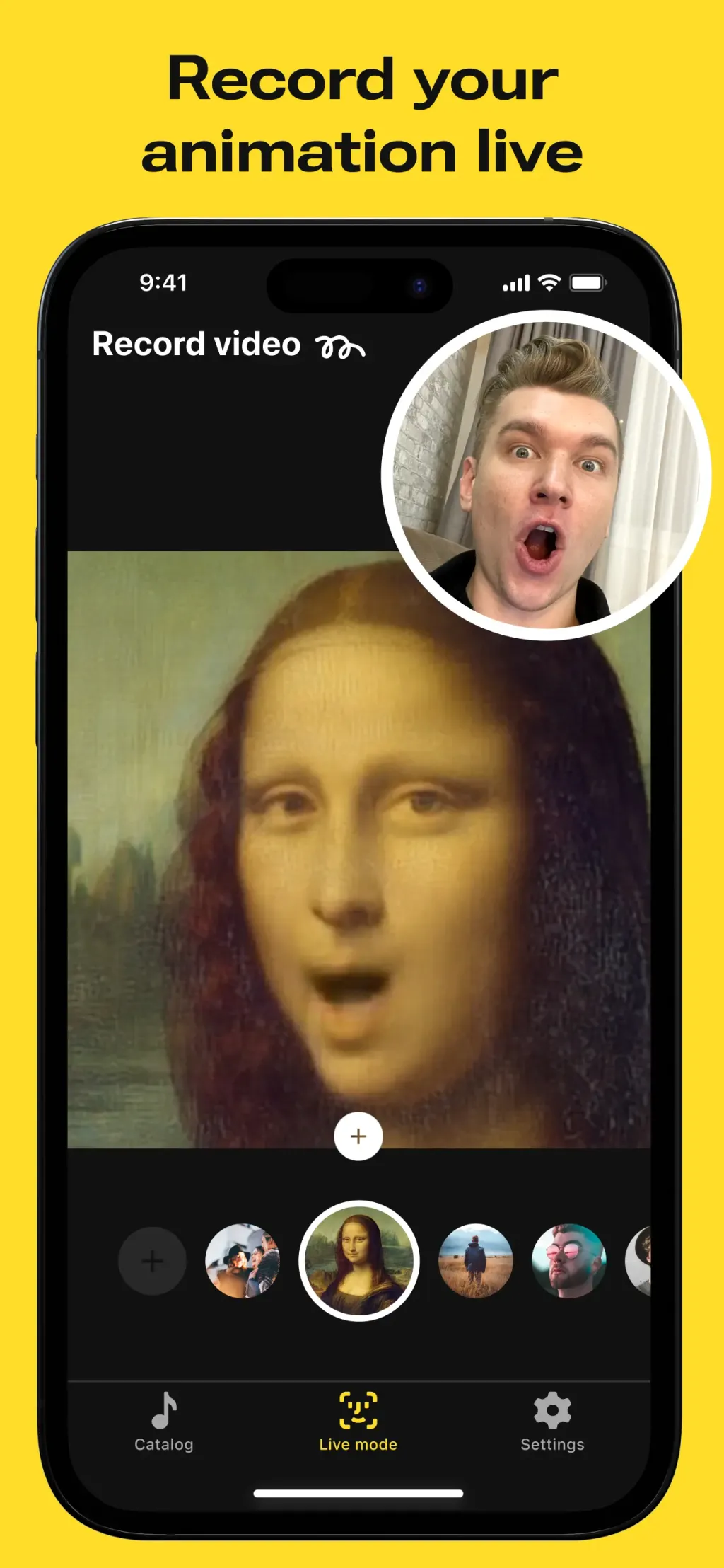 Avatarify: AI Face Animator App Store screenshot 2