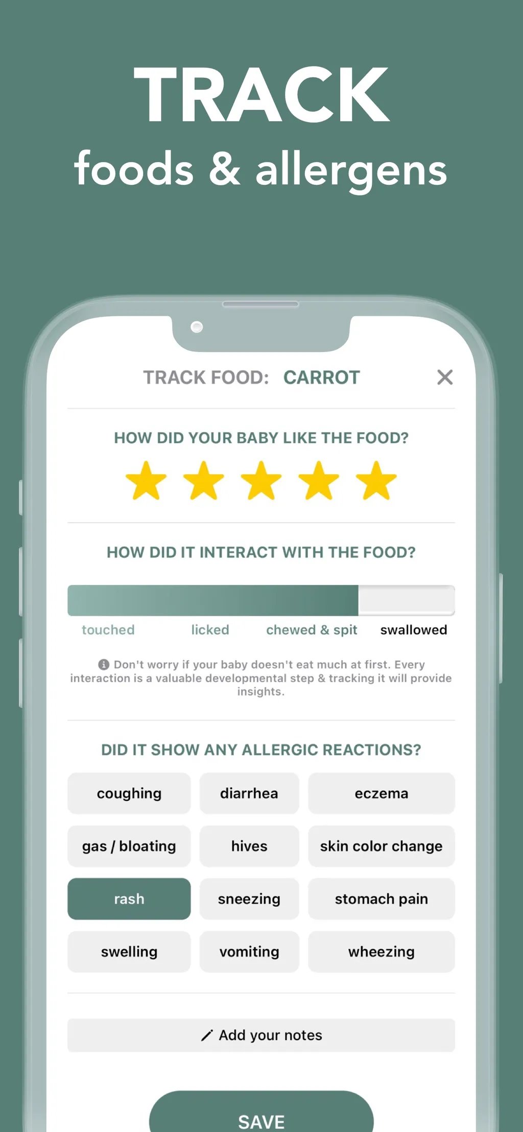 Baby Led Weaning App - BLW App Store screenshot 7