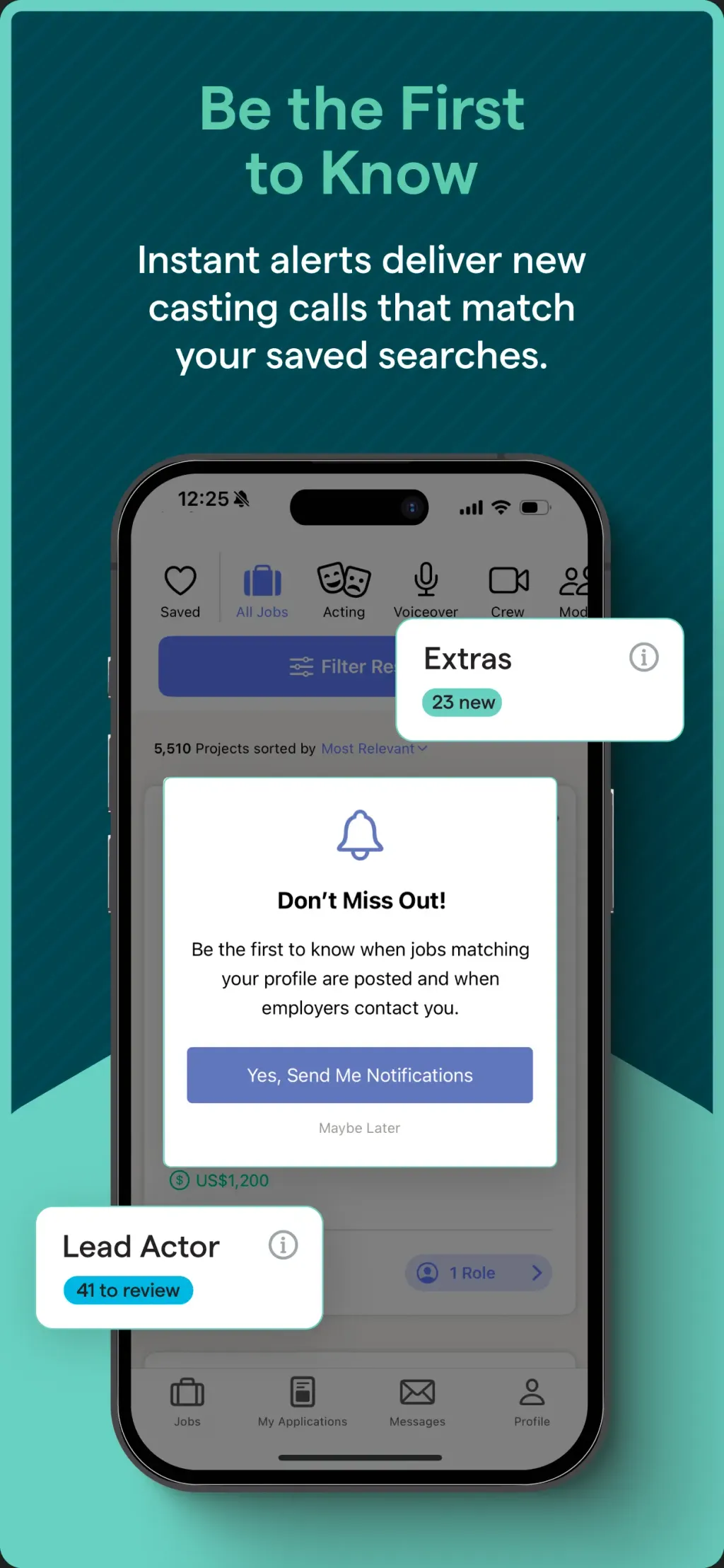 Backstage - Casting Calls App Store screenshot 6